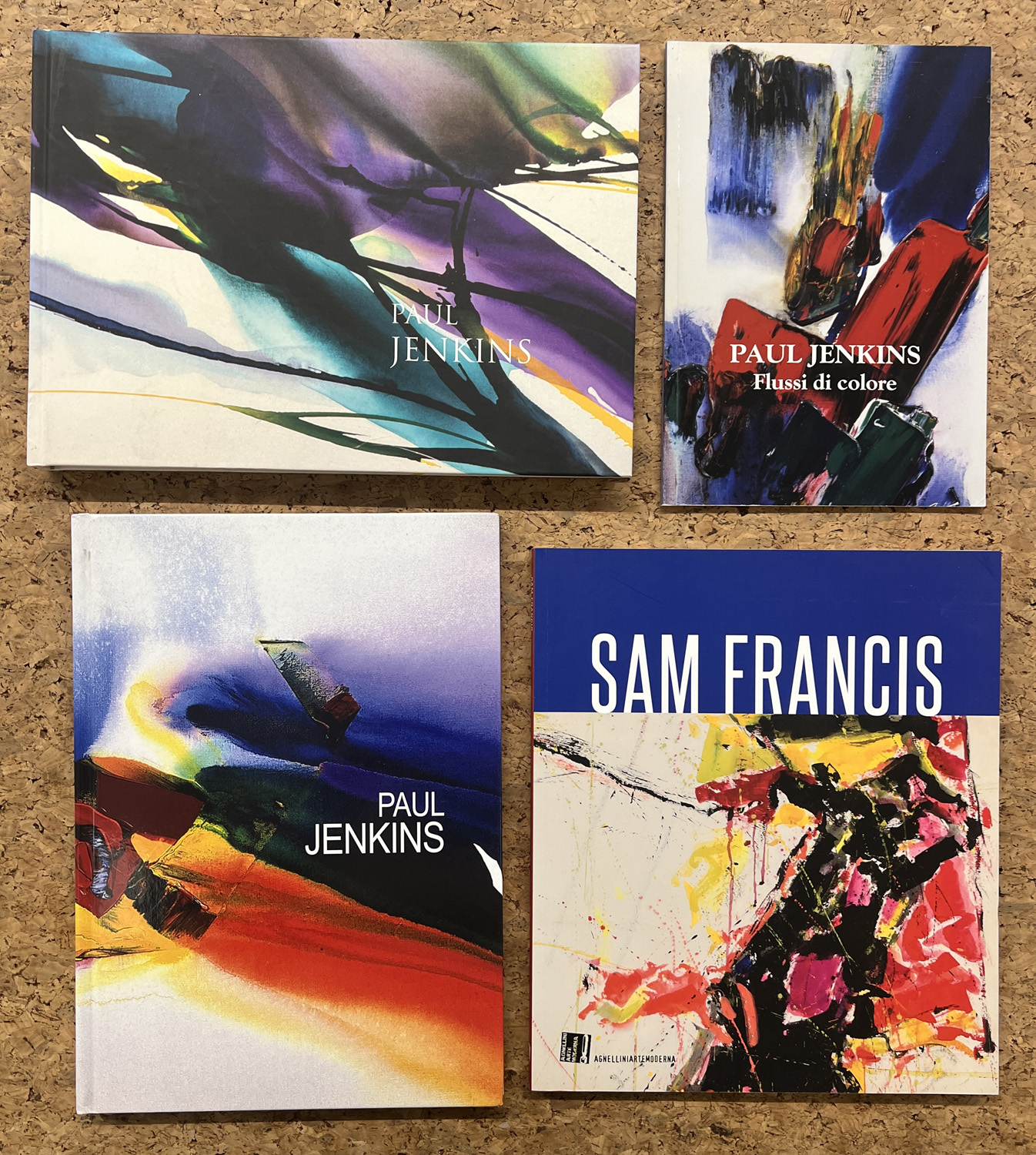 PAUL JENKINS E SAM FRANCIS - Lotto unico di 3 cataloghi