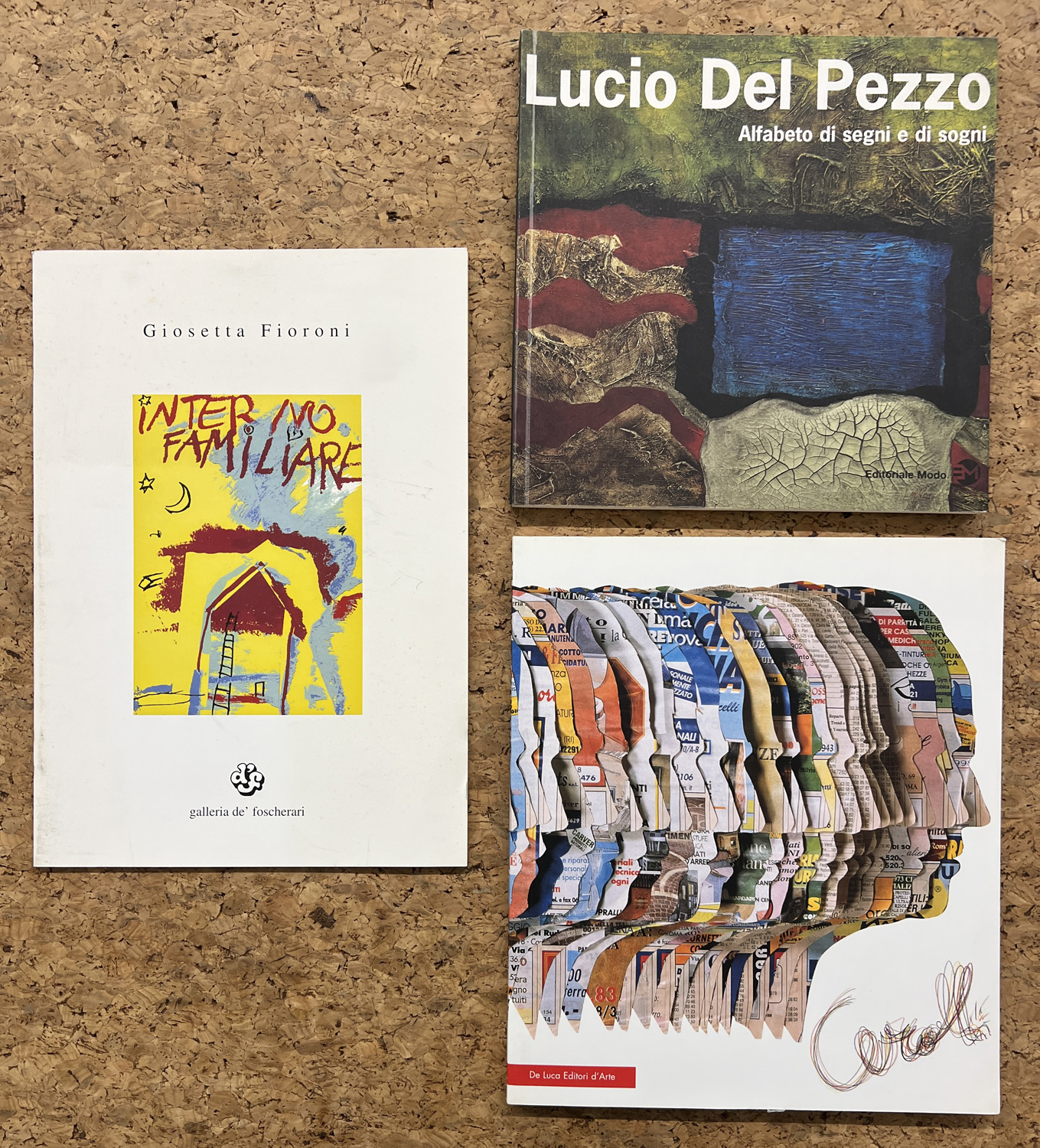 GIOSETTA FIORONI, MARIO CEROLI E LUCIO DEL PEZZO - Lotto unico di 3 cataloghi