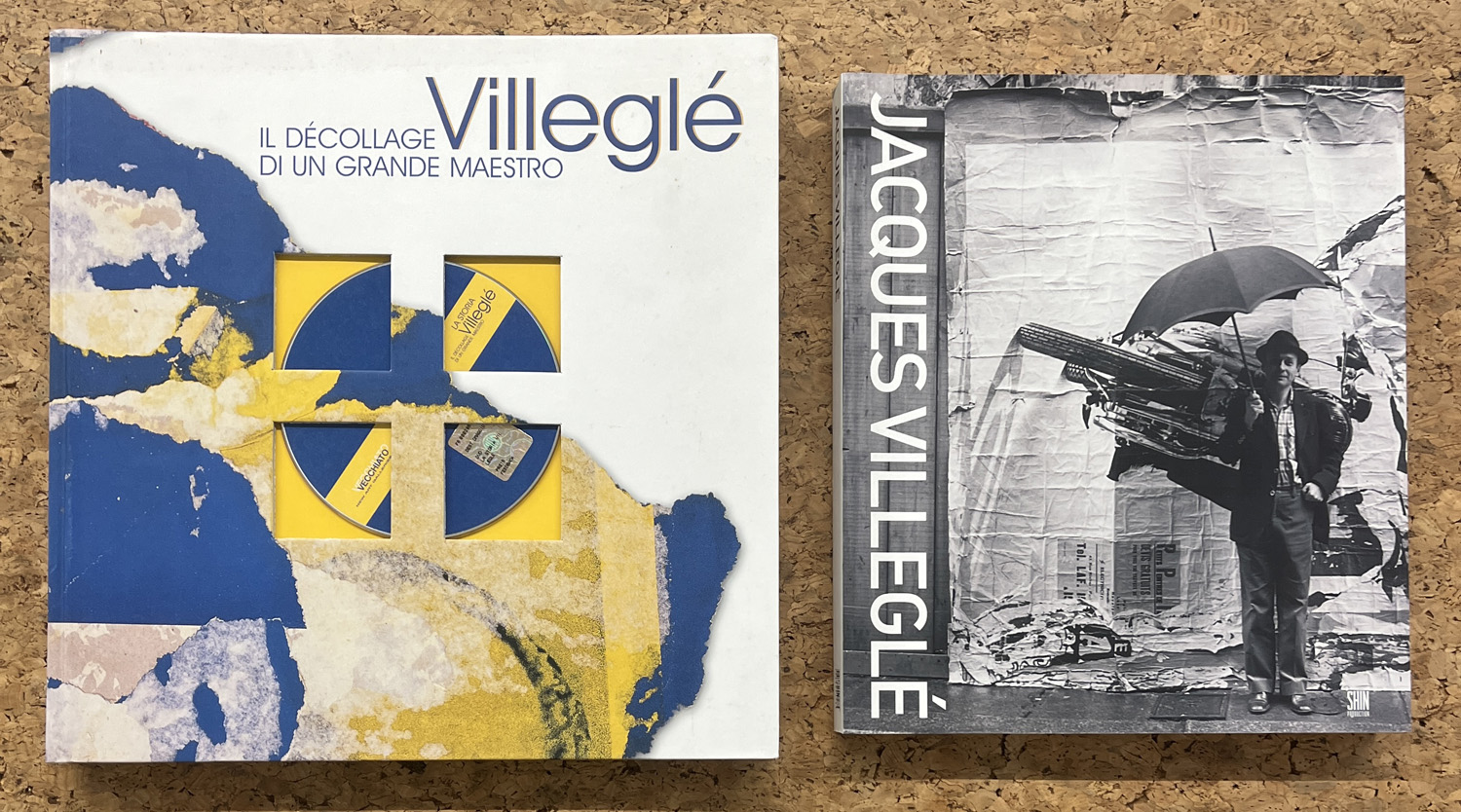JACQUES VILLEGLÉ - Lotto unico di 2 cataloghi