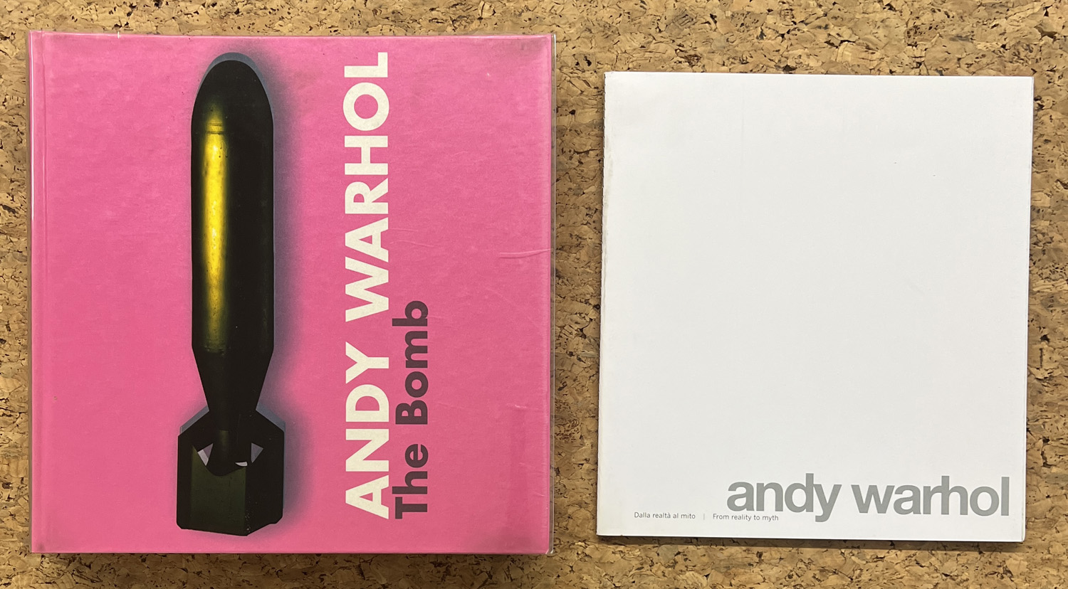 ANDY WARHOL - Lotto unico di 2 cataloghi