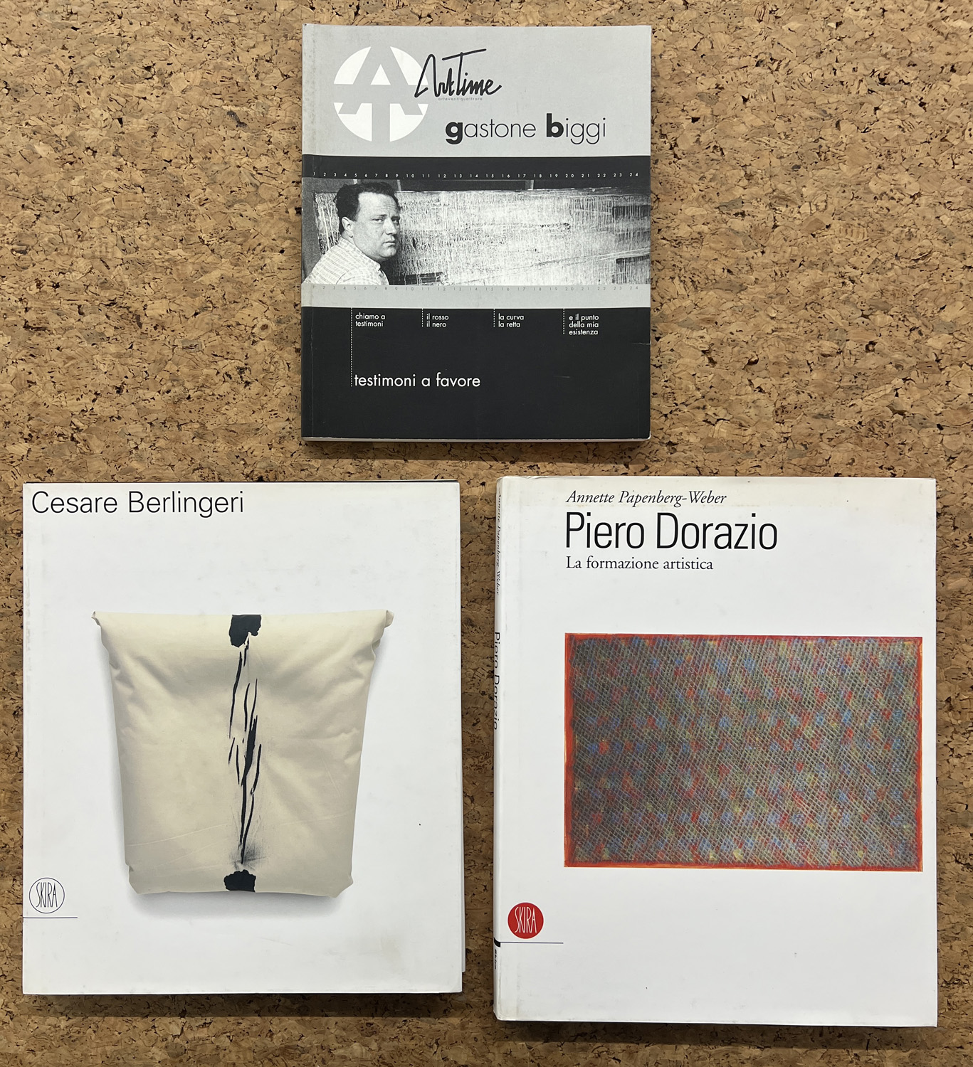 PIERO DORAZIO, CESARE BERLINGERI E GASTONE BIGGI - Lotto unico di 3 cataloghi