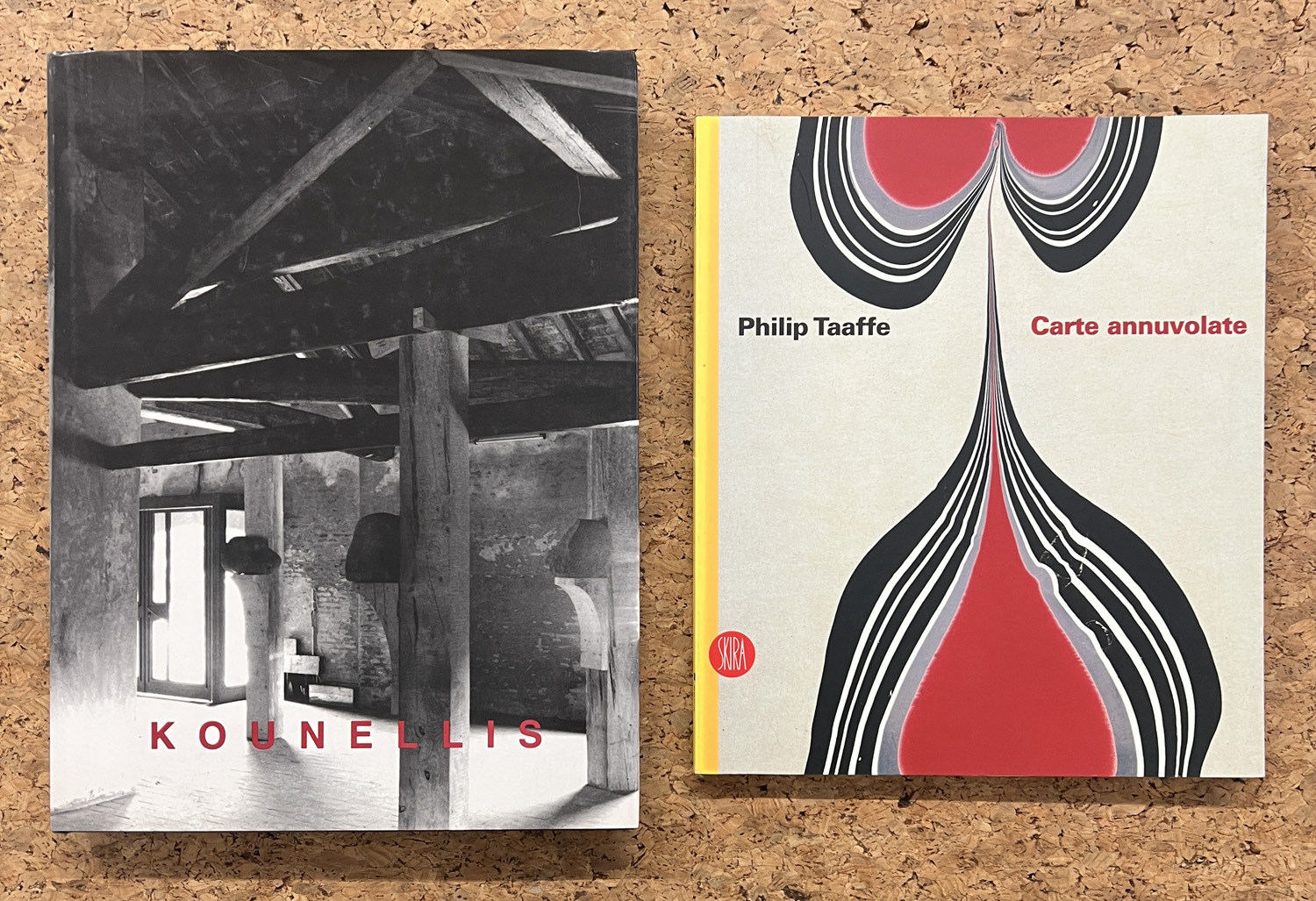 JANNIS KOUNELLIS E PHILIP TAAFFE - Lotto unico di 2 cataloghi