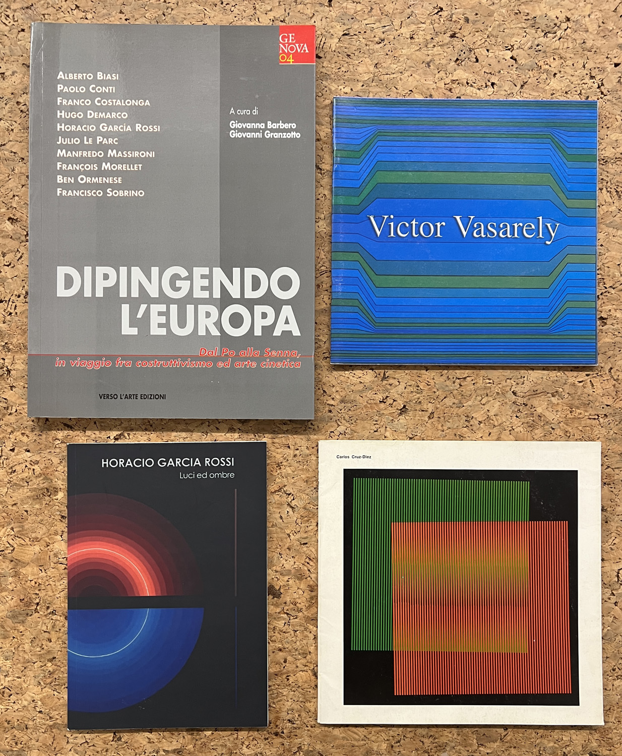 OPTICAL ART - Lotto unico di 4 cataloghi