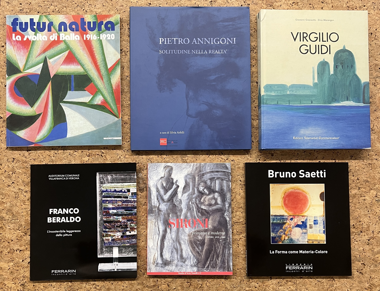 PITTURA FIGURATIVA ITALIANA - Lotto unico di 6 cataloghi: