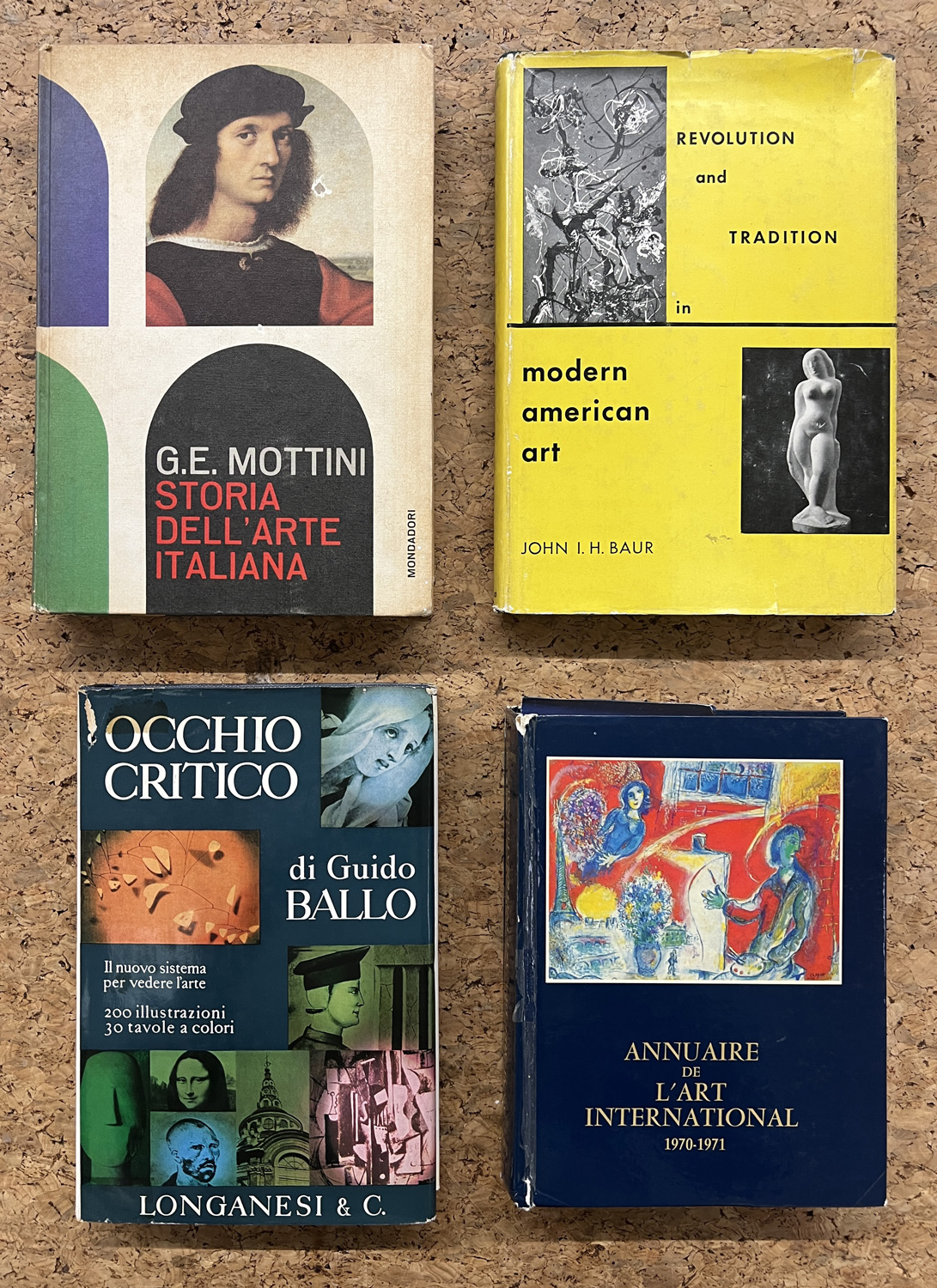 SAGGI DI STORIA DELL'ARTE - Lotto unico di 4 volumi: