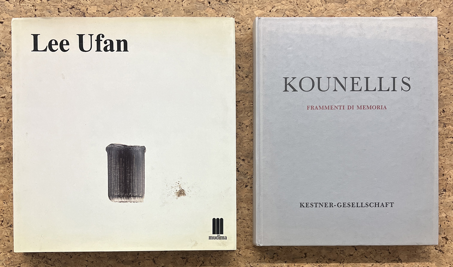 JANNIS KOUNELLIS E LEE UFAN - Lotto unico di 2 cataloghi