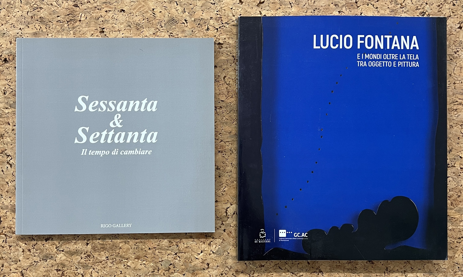 LUCIO FONTANA E ARTE DEL DOPOGUERRA - Lotto unico di 2 cataloghi