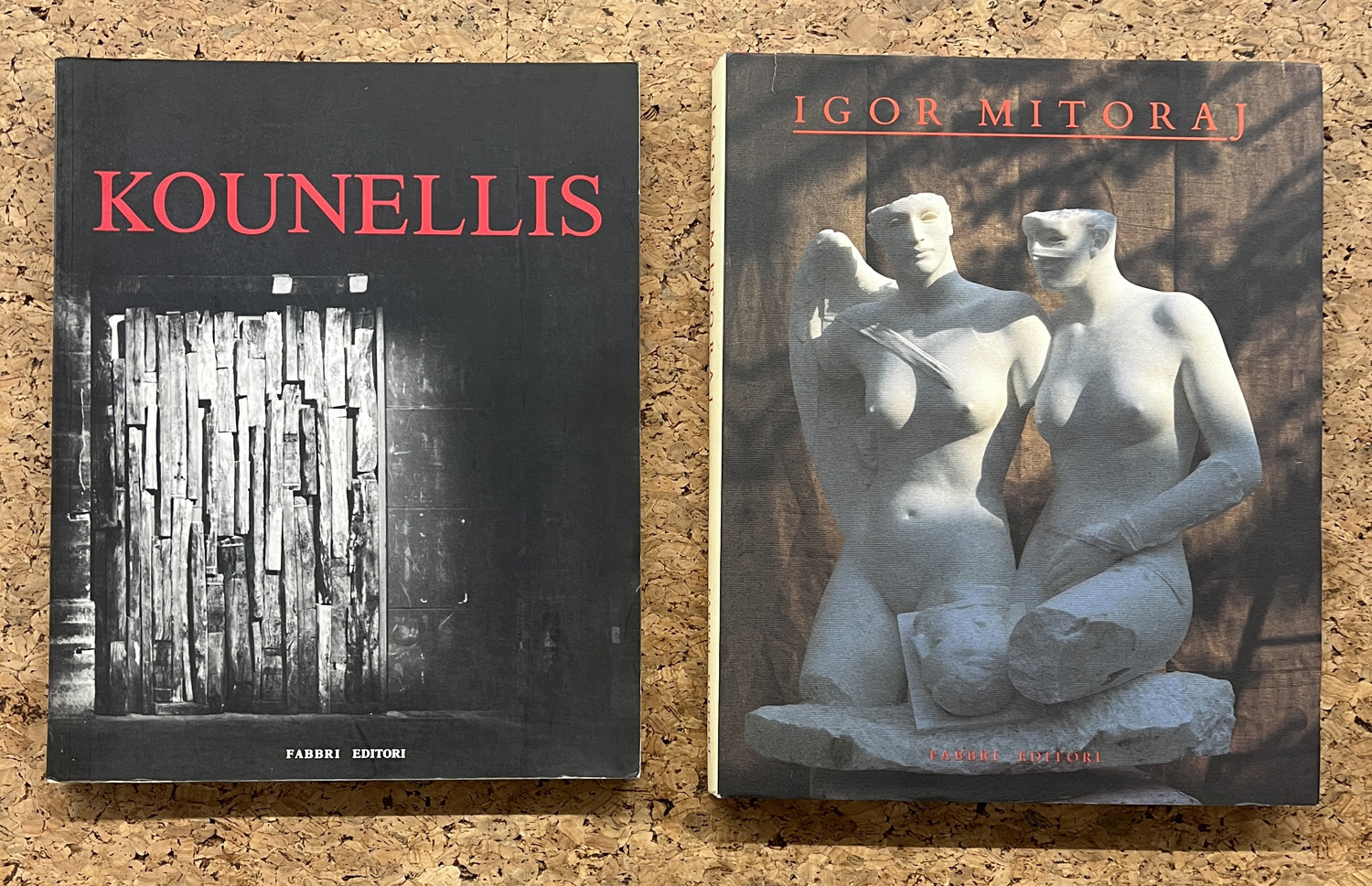 JANNIS KOUNELLIS E IGOR MITORAJ - Lotto unico di 2 cataloghi