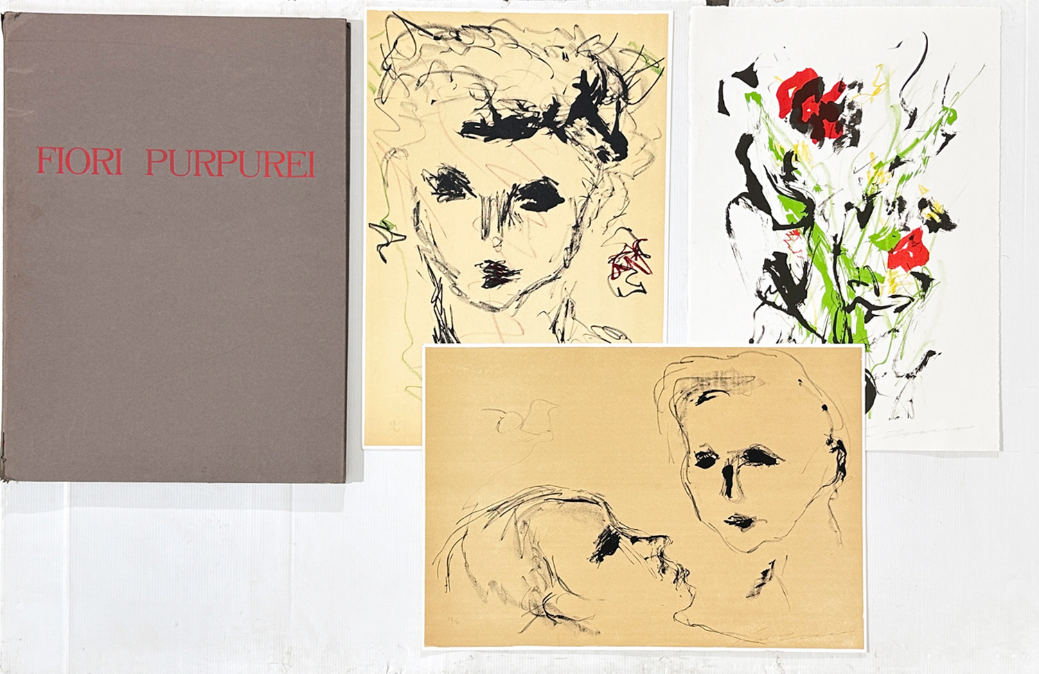 ERNESTO TRECCANI (1920-2009) - Fiori purpurei, 1973