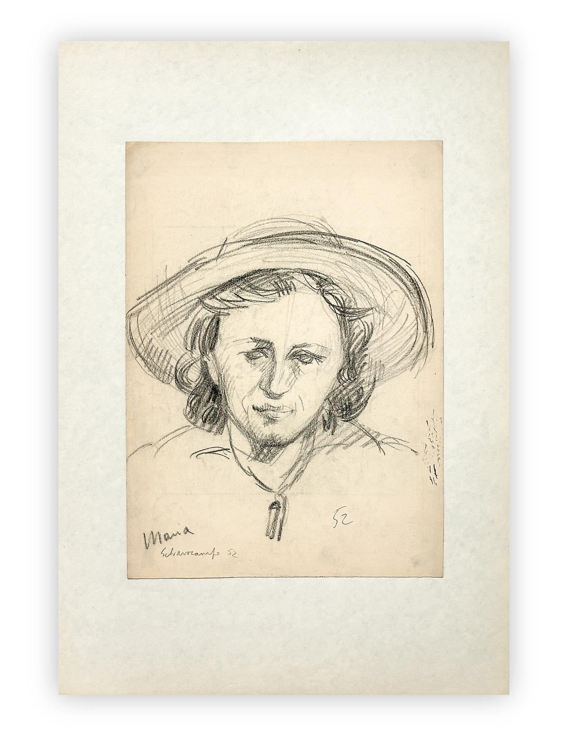 PAOLO SCHIAVOCAMPO (1924-2022) - Maria, 1952
