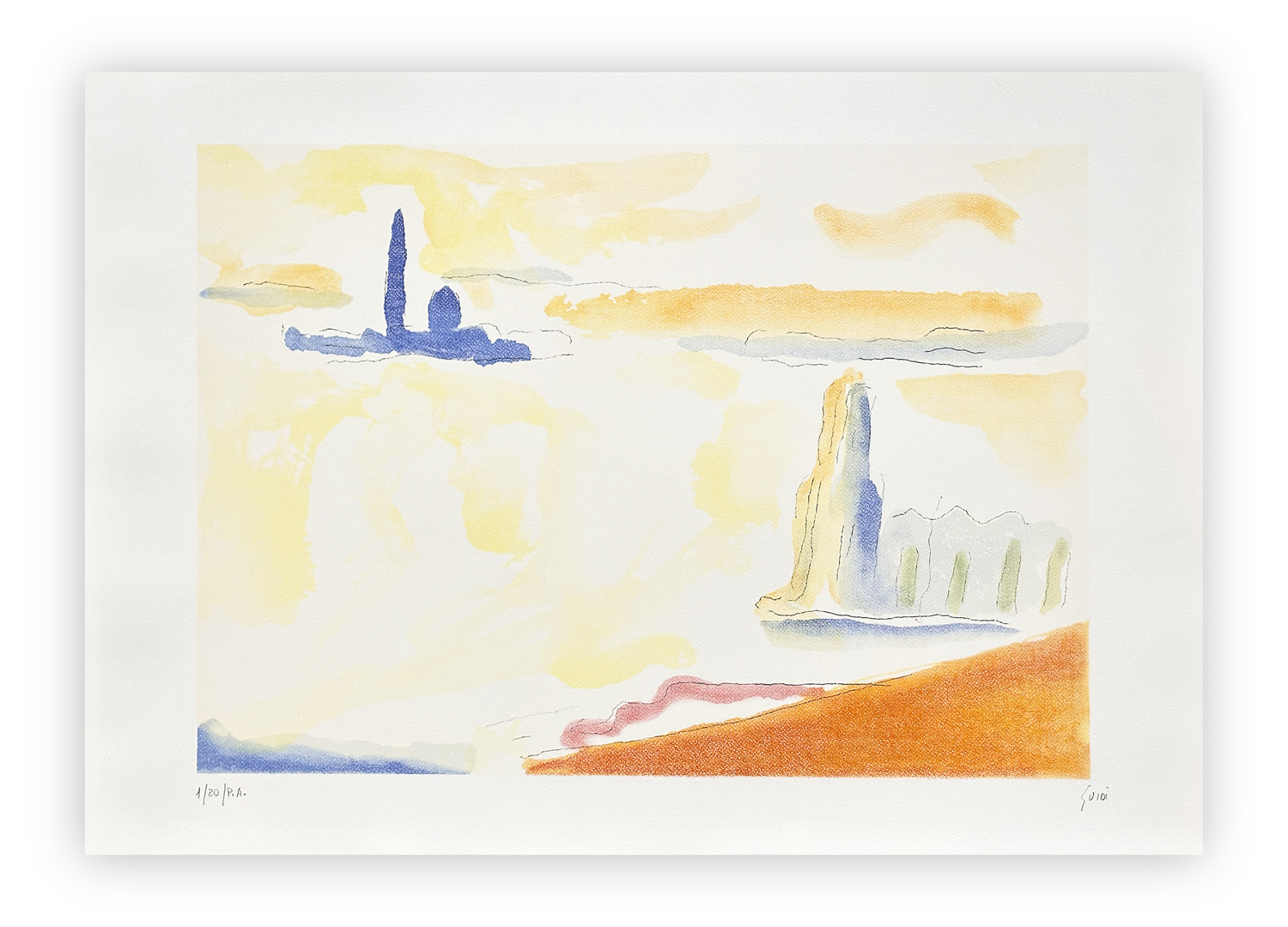 VIRGILIO GUIDI (1891-1984) - Senza Titolo
