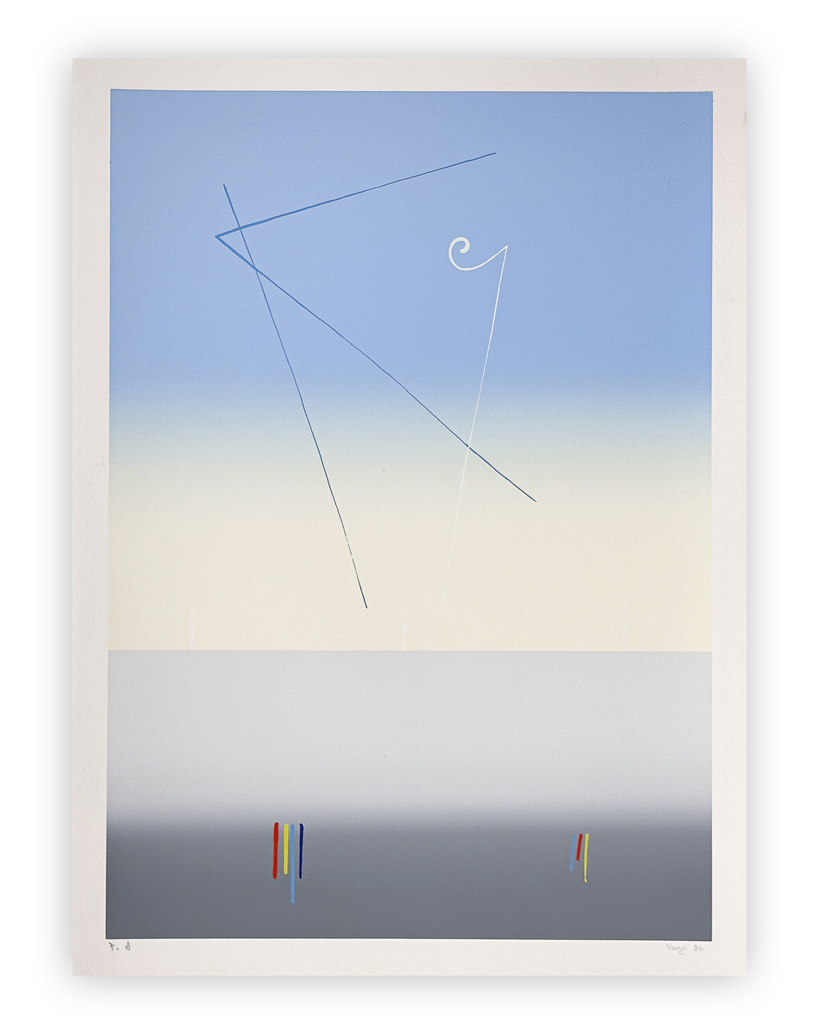 VALENTINO VAGO (1931-2018) - Senza Titolo, 1986