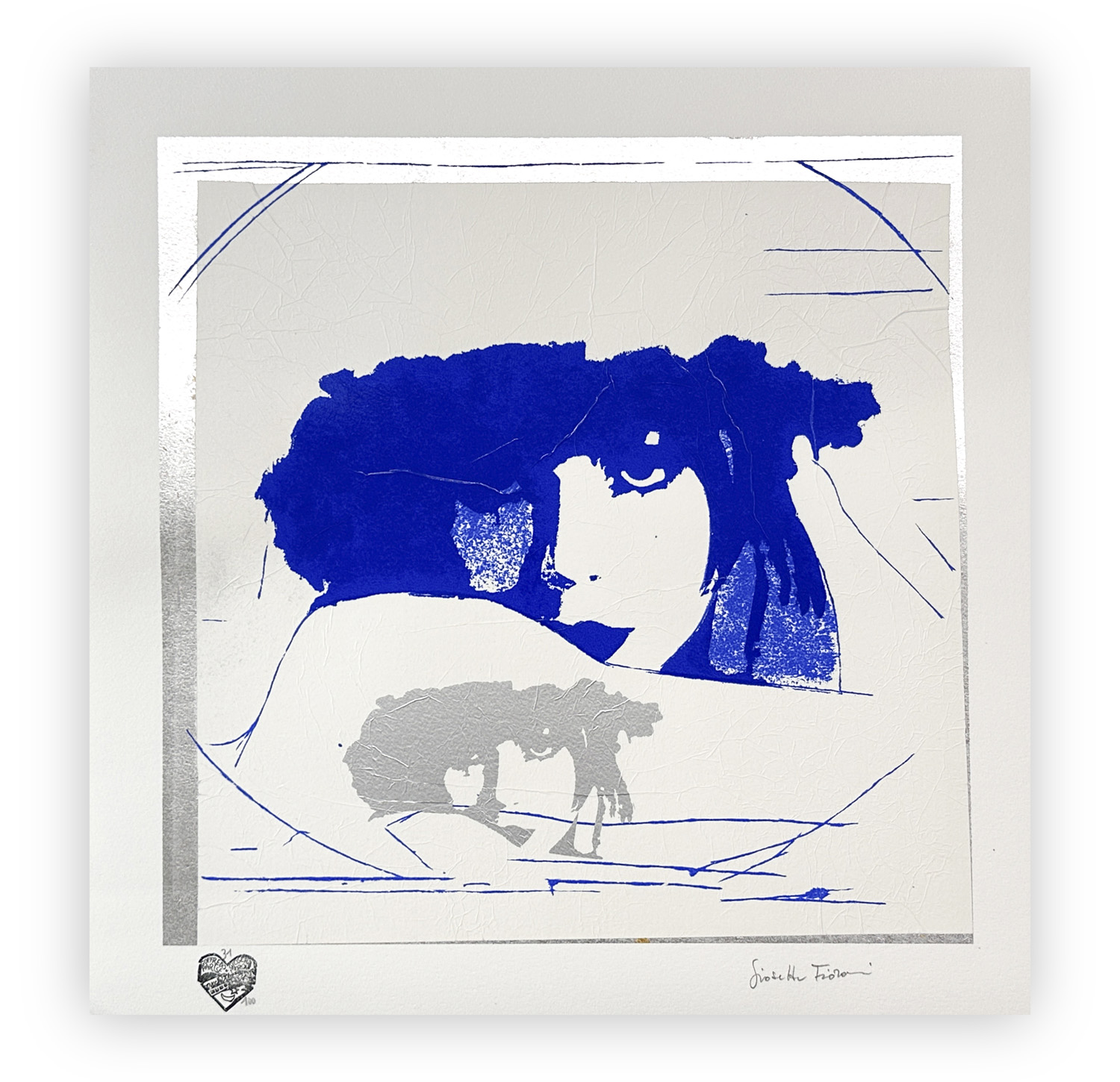 GIOSETTA FIORONI (1932) - Doppio liberty, Blu