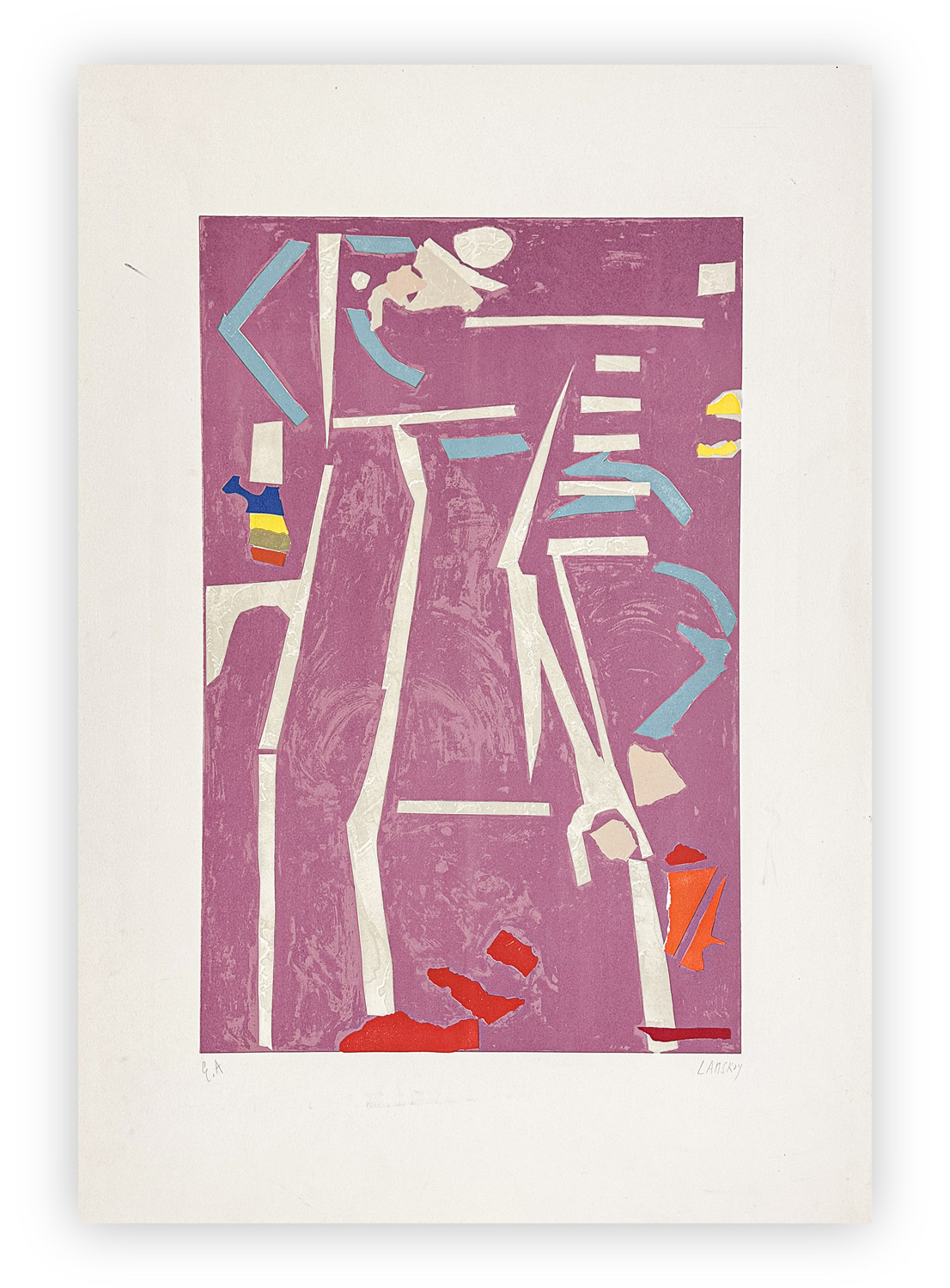 ANDRÉ LANSKOY (1902-1976) - Senza Titolo, 1974