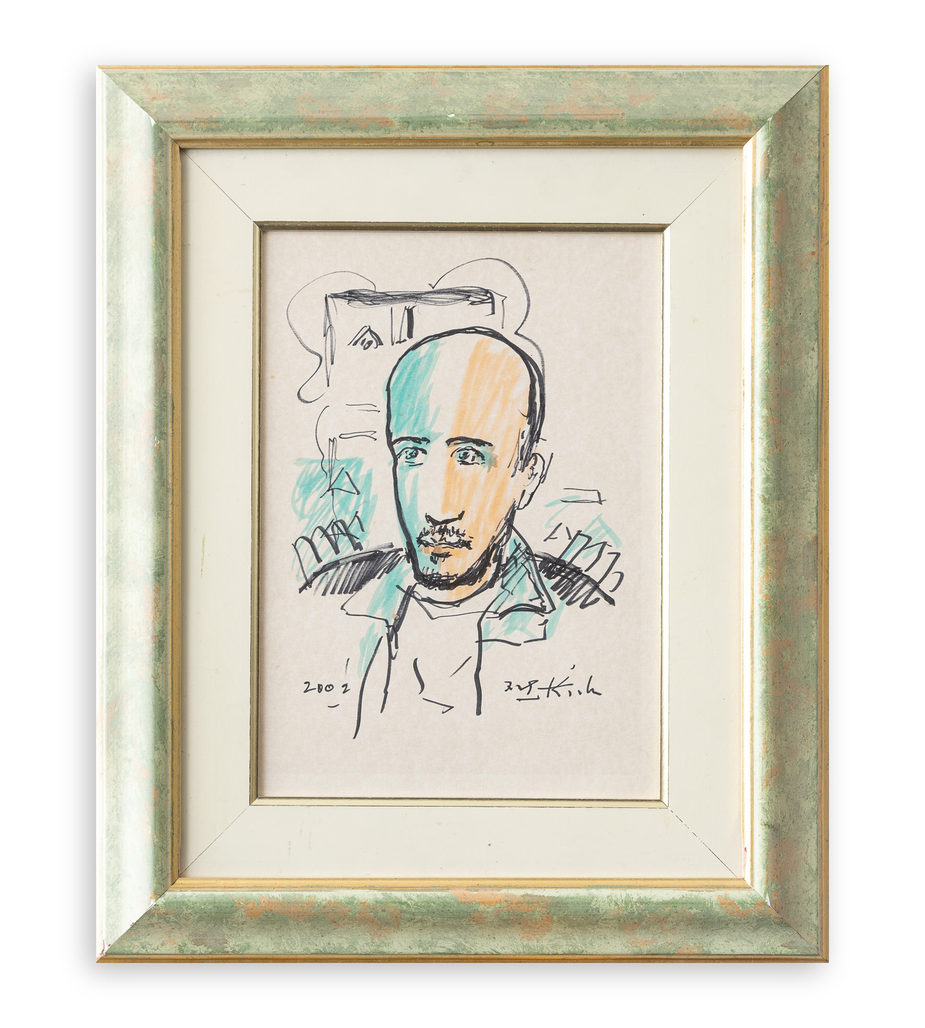 IBRAHIM KODRA (1918-2006) - Senza Titolo, 2002