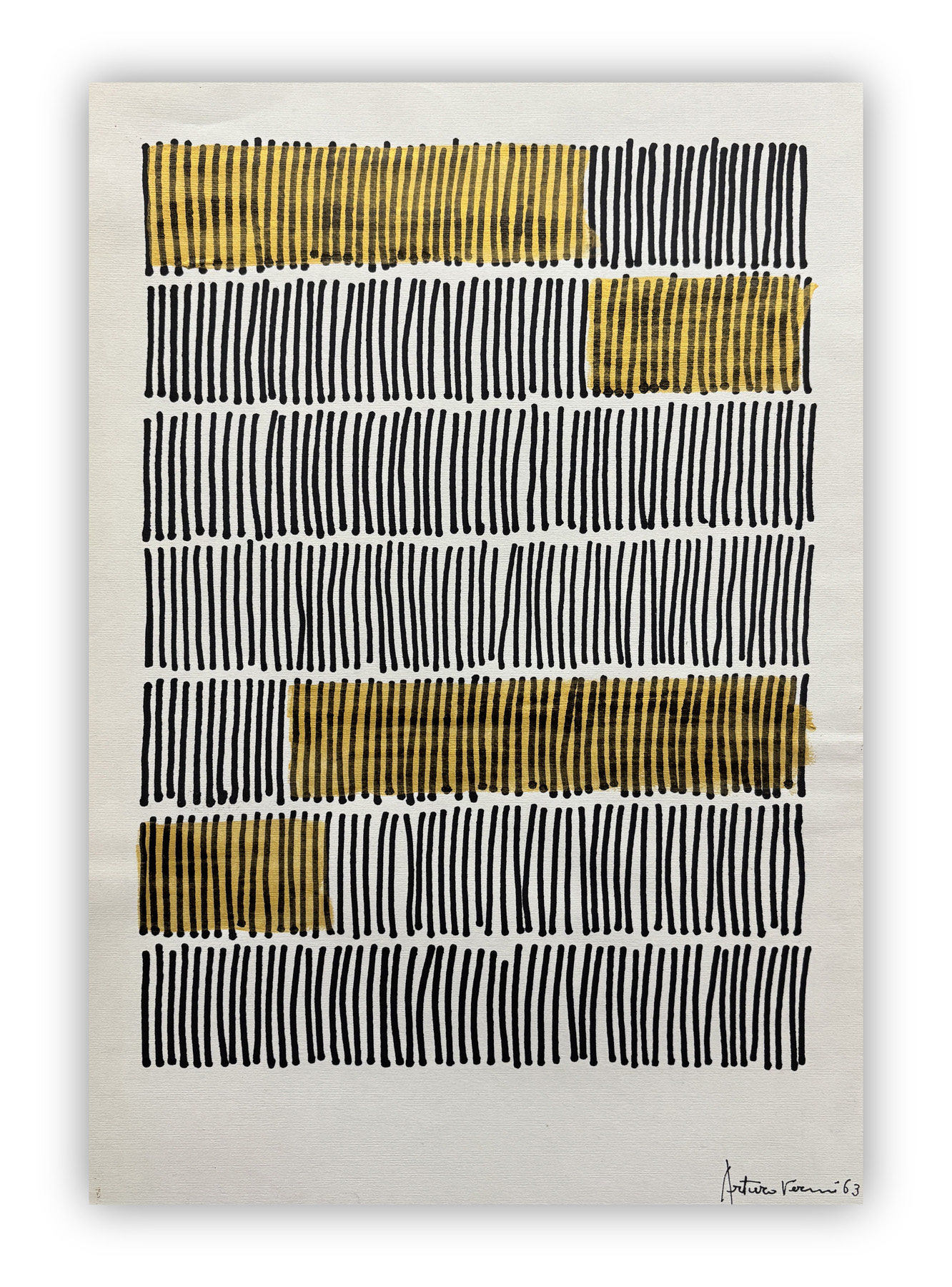 ARTURO VERMI (1928-1988) - Senza Titolo, 1963