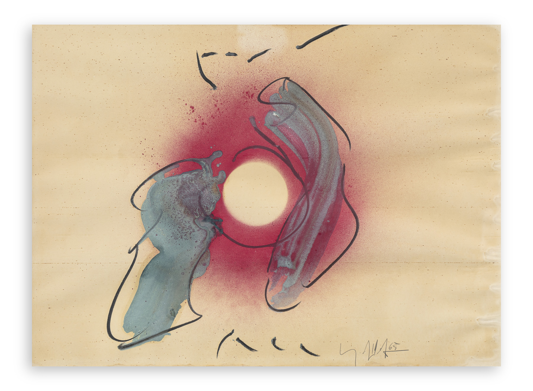 SERGIO DANGELO (1932-2022) - Senza Titolo, 1965