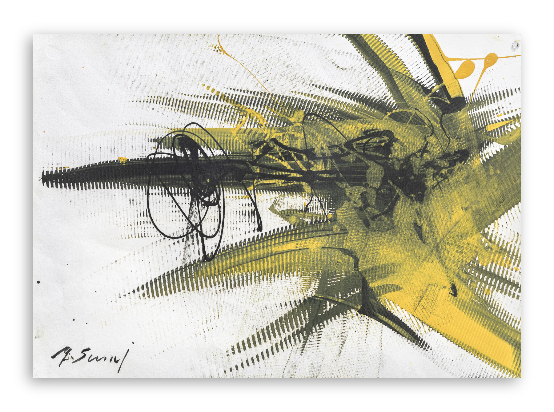 YASUO SUMI (1925-2015) - Senza Titolo, 1985