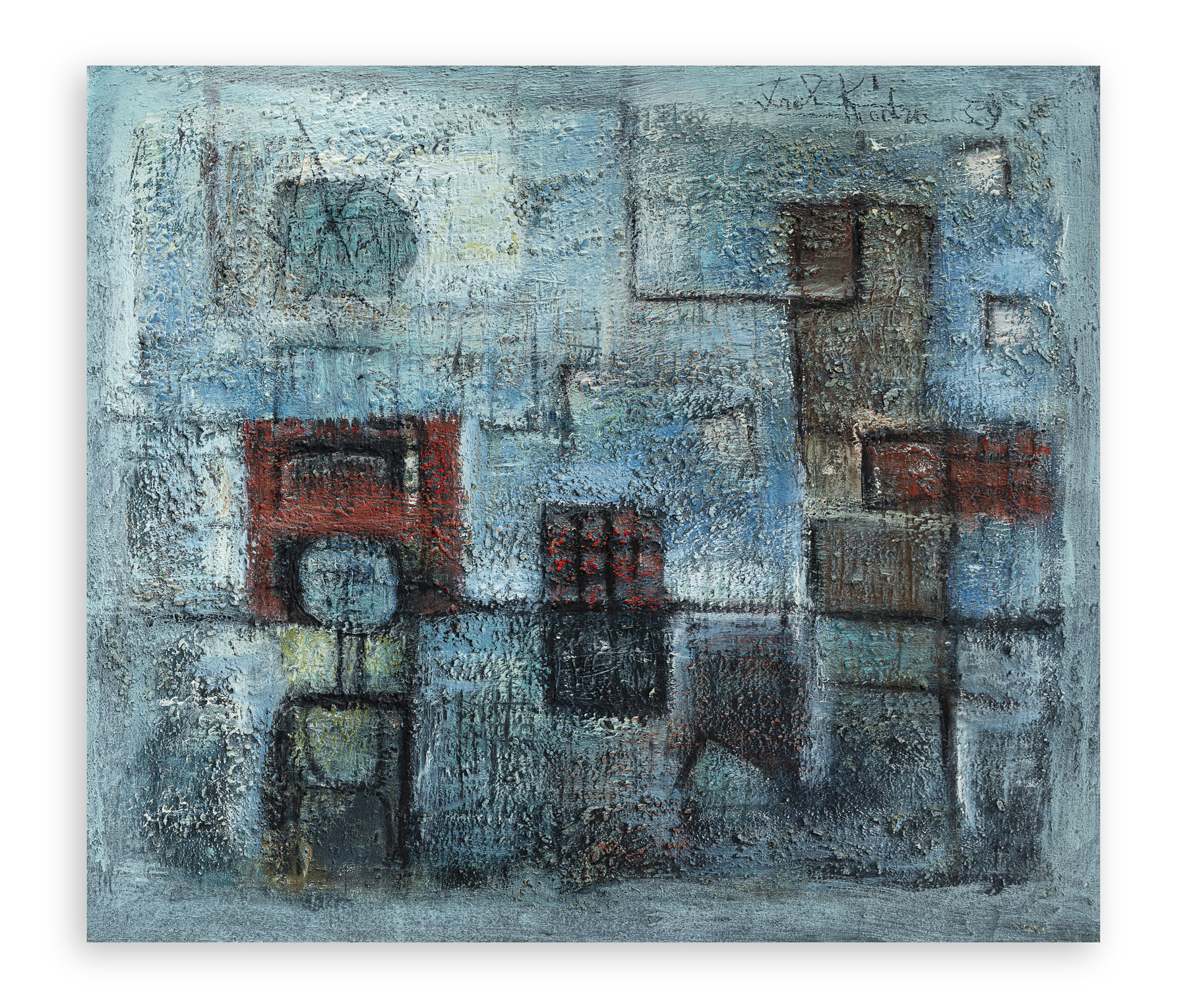 IBRAHIM KODRA (1918-2006) - Senza Titolo, 1959