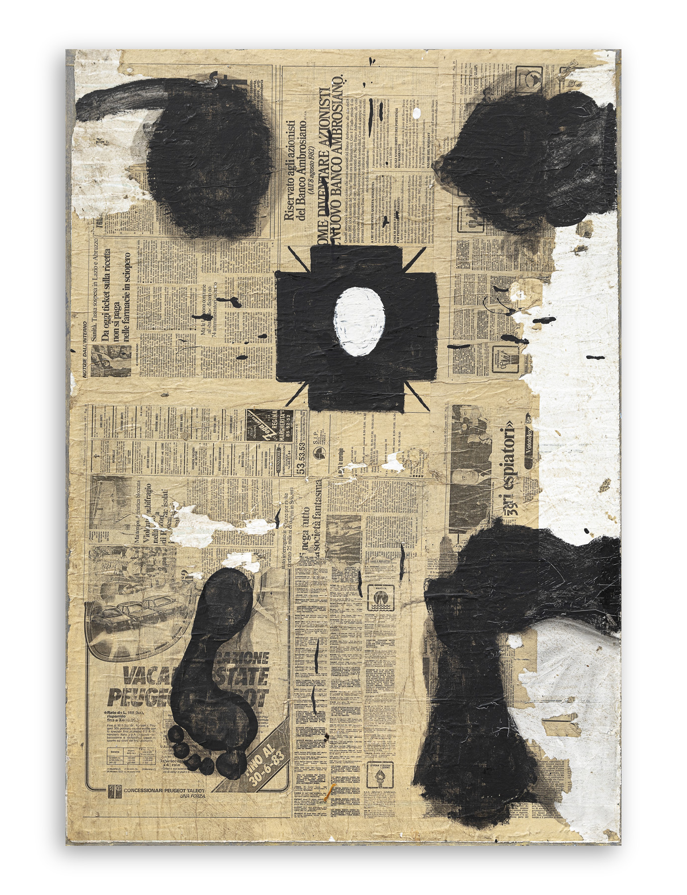 BRUNO CECCOBELLI (1952) - Venerata terra, 1983 