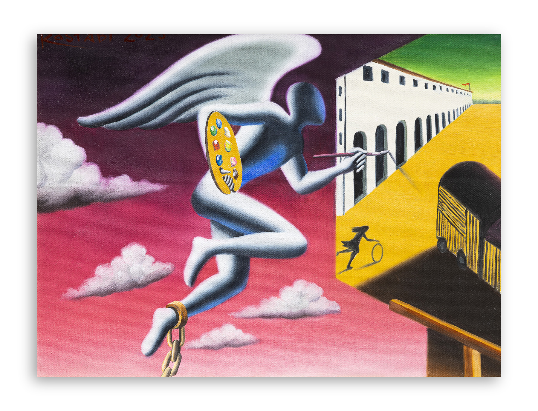 MARK KOSTABI (1960) - A brush with destiny, 2025
