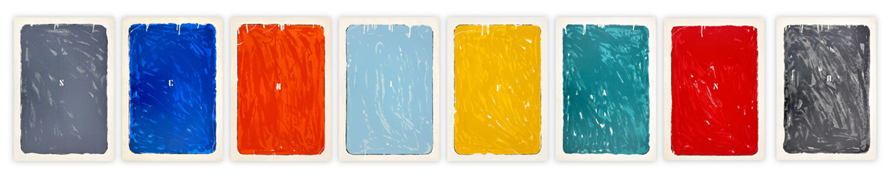 MARIO SCHIFANO (1934-1998) - Monocromo (Autoritratto), 1980-1981
