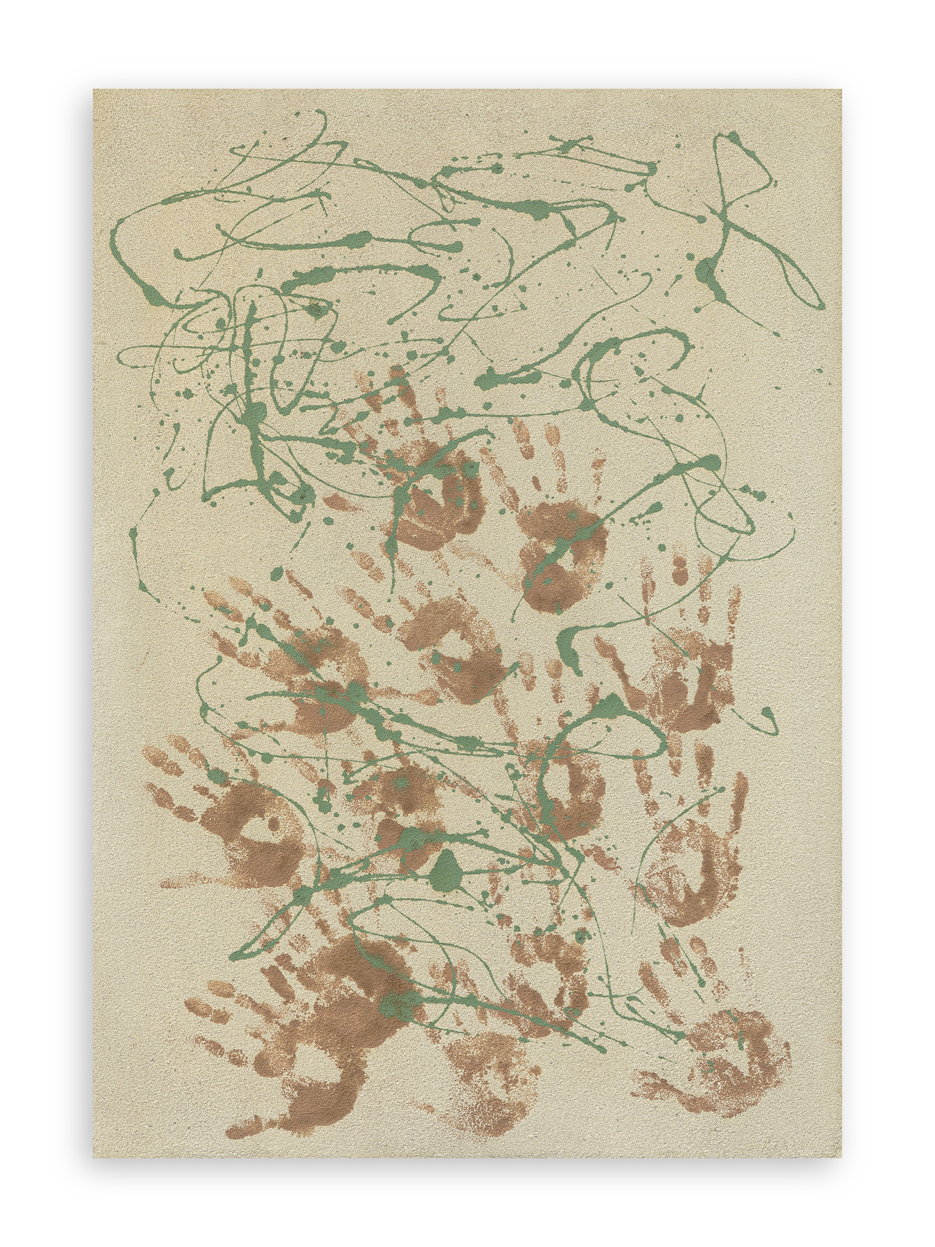 GIULIO TURCATO (1912-1995) - Alleluja (Impronte), 1973