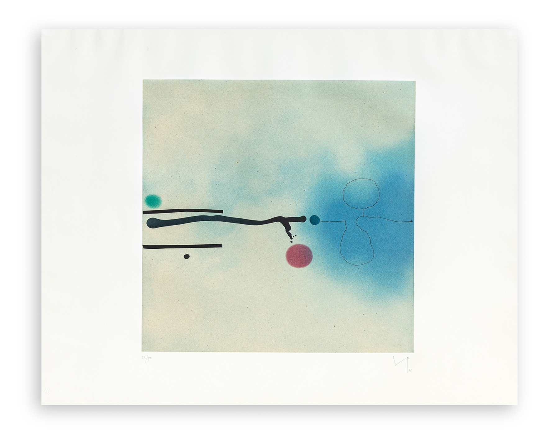 VICTOR PASMORE (1908-1998) - Blue image, 1986