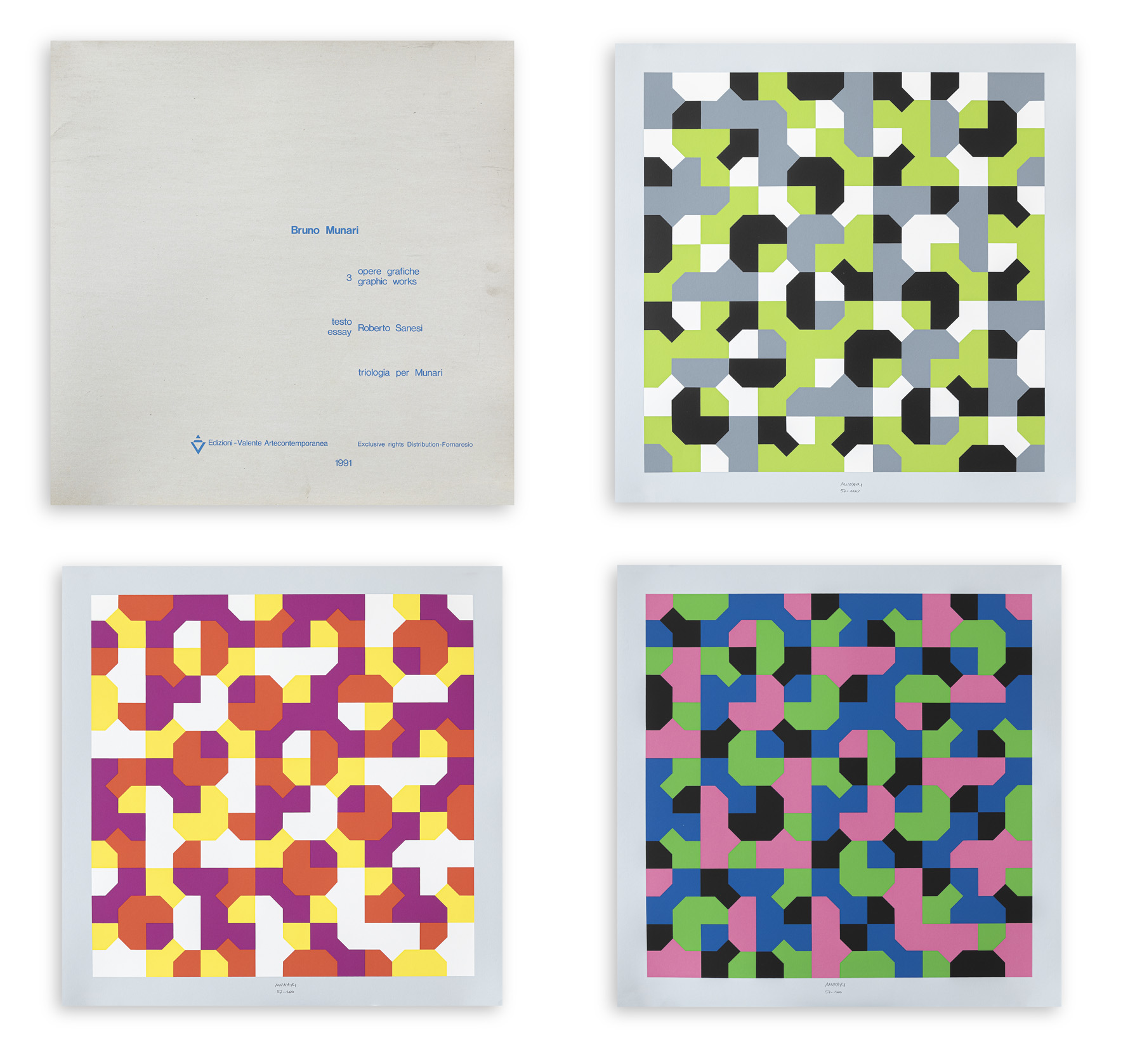 BRUNO MUNARI (1907-1998) - Trilogia per Munari, 1991