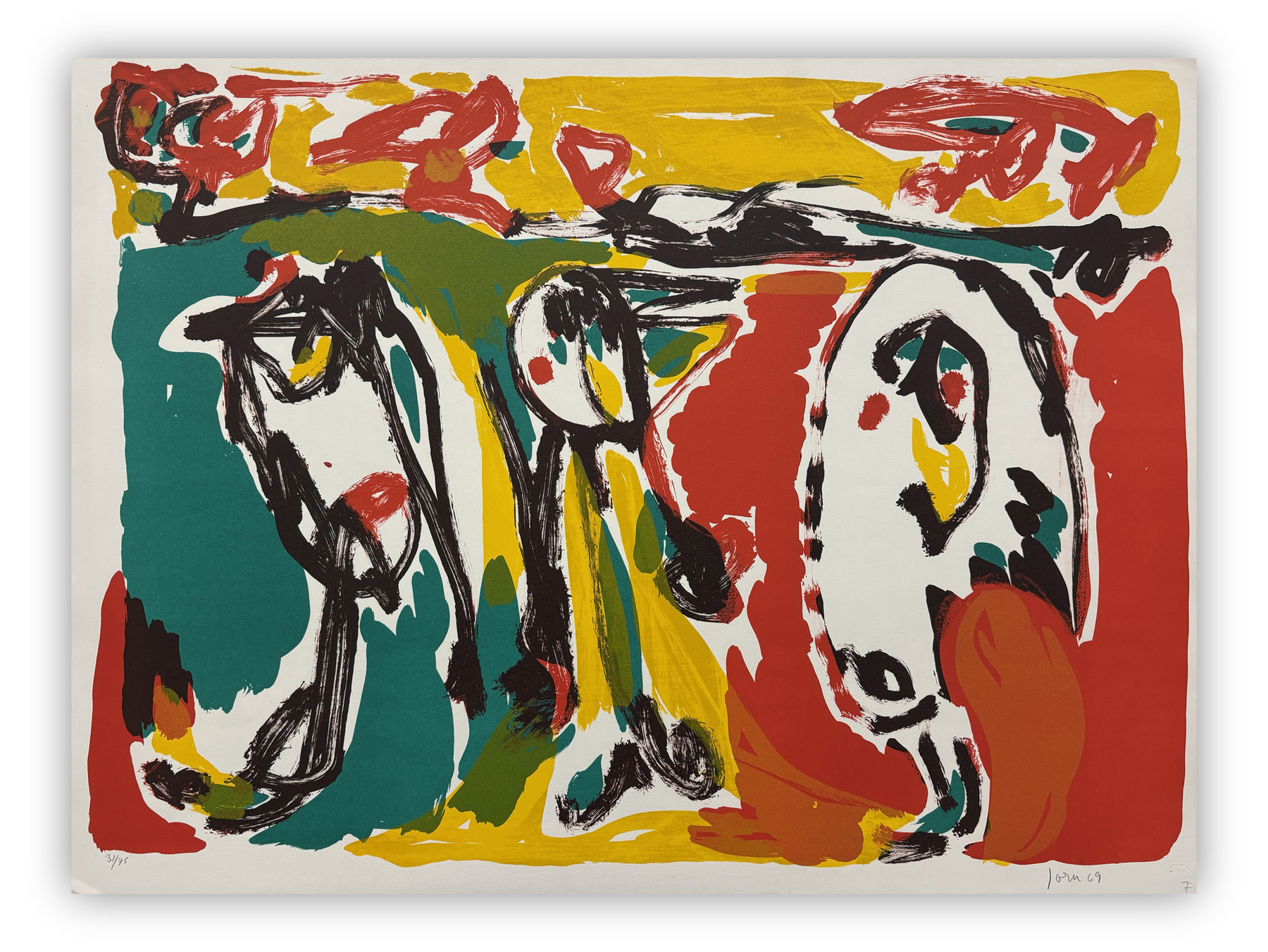 ASGER JORN (1914-1973) - Hautes Pyréenées, 1969