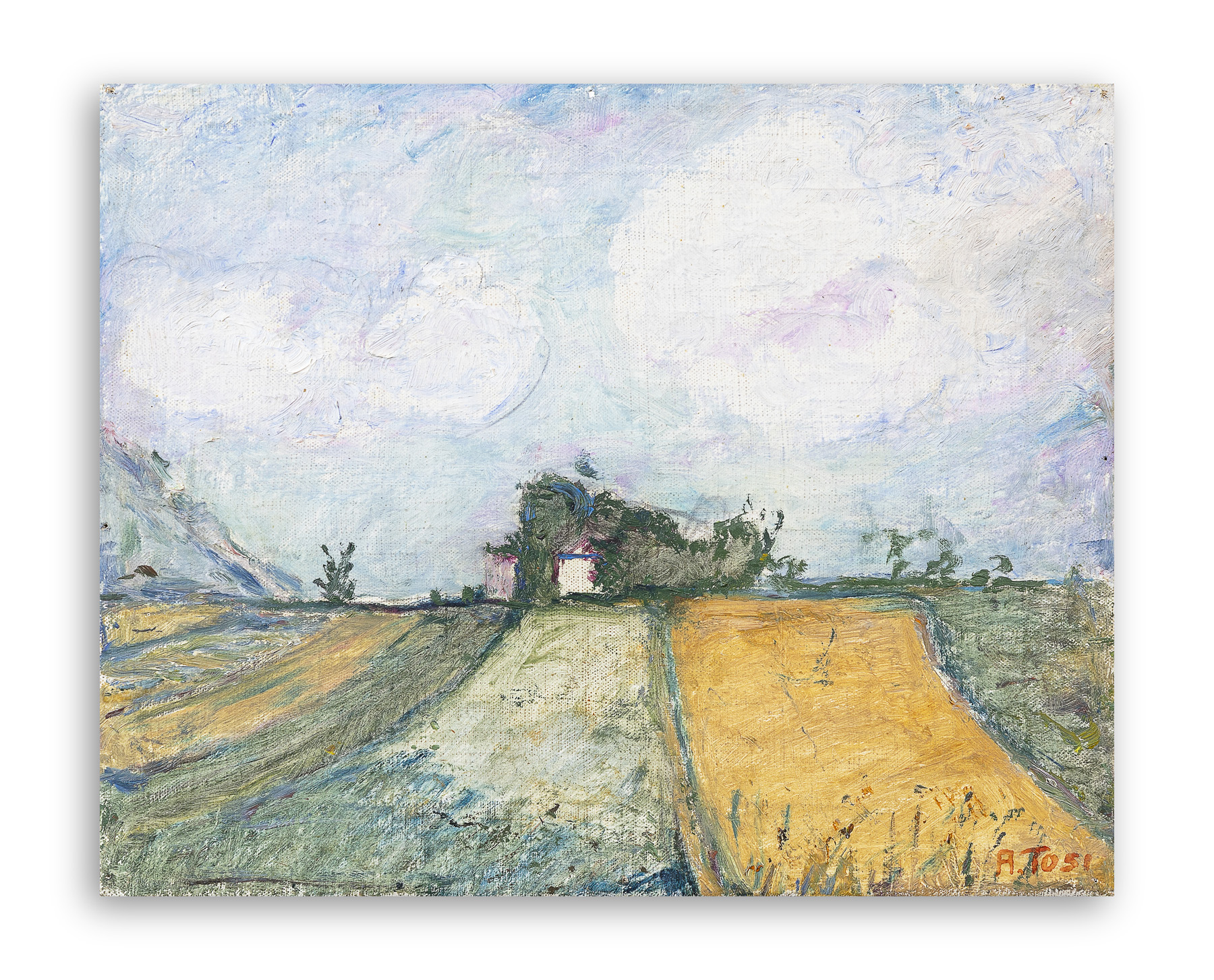 ARTURO TOSI (1871-1956) - Paesaggio, 1953