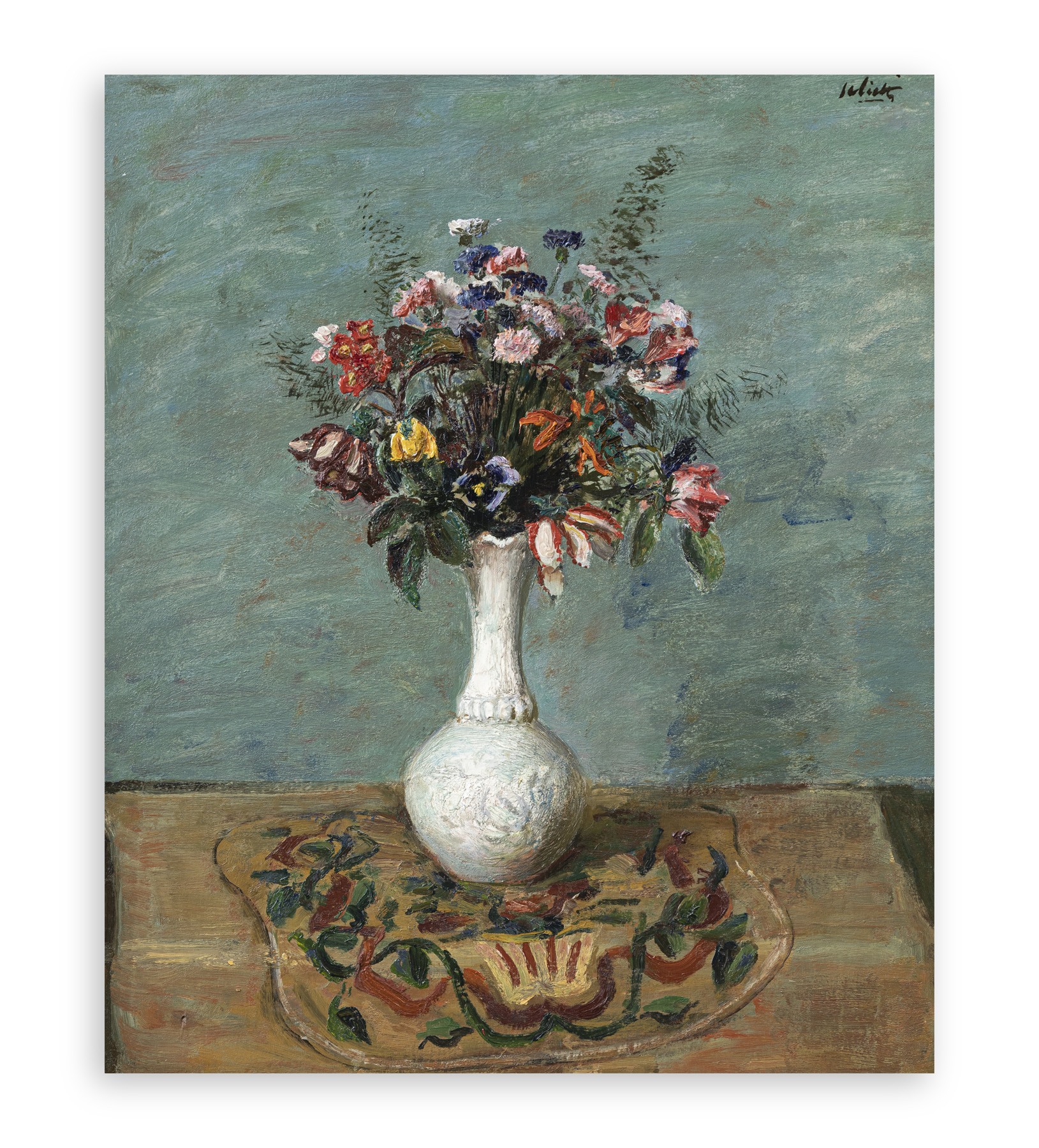 ALBERTO SALIETTI (1892-1961) - Senza Titolo (Fiori)