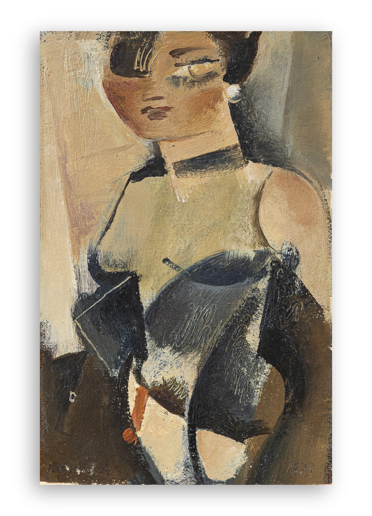 ALBERTO MANFREDI (1930-2001) - Senza Titolo, 1973