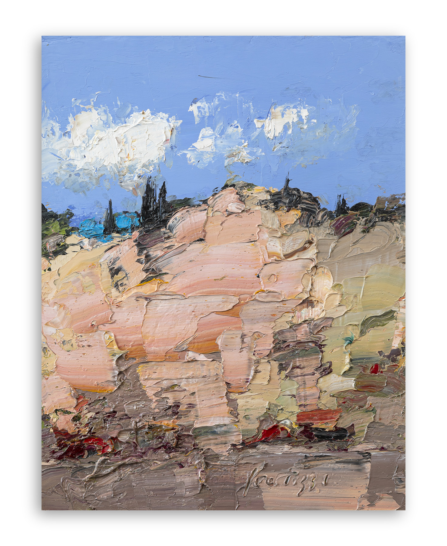 SERGIO SCATIZZI (1918-2009) - Senza Titolo (Paesaggio toscano), 2007
