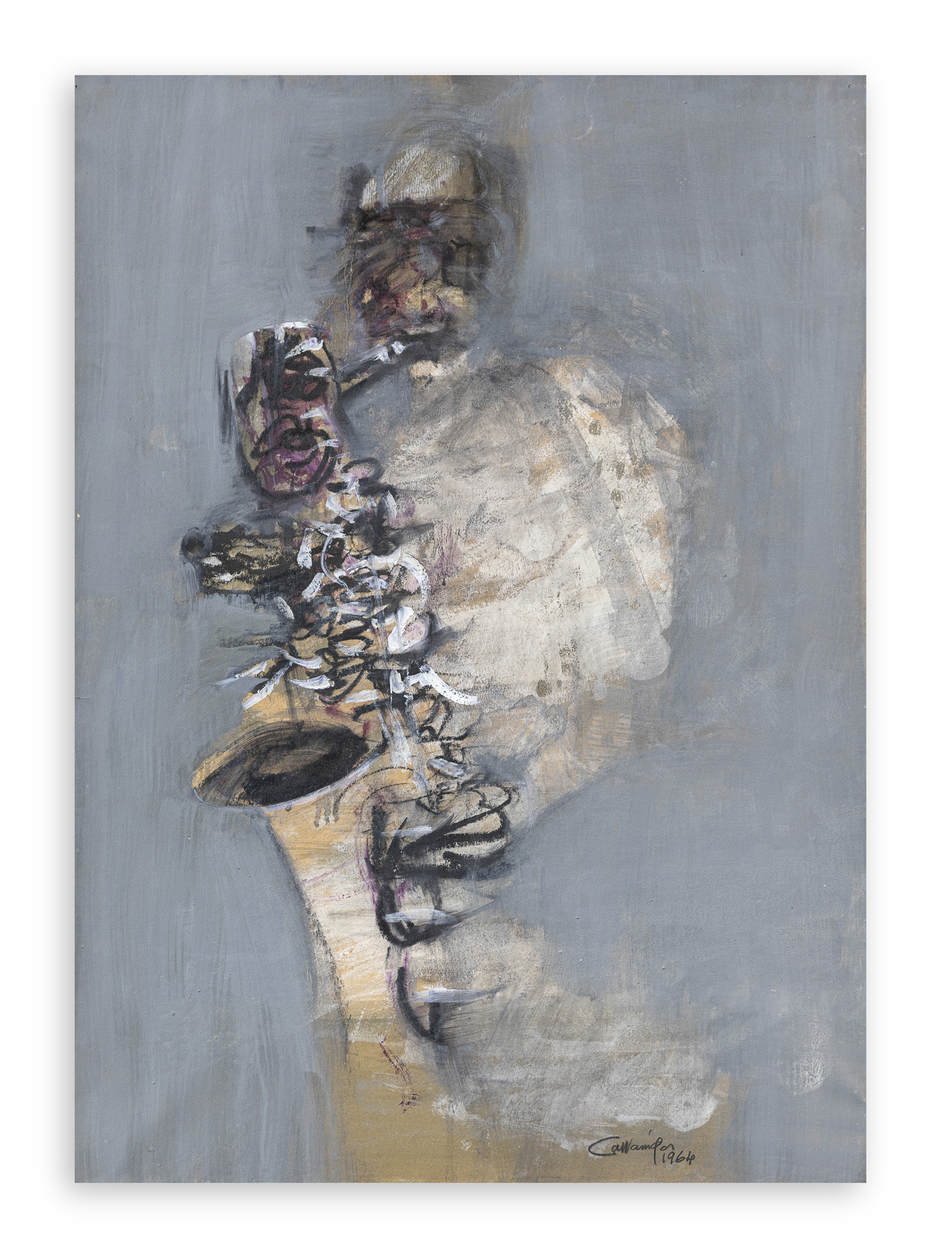 GIANCARLO CAZZANIGA (1930-2013) - Jazz man, 1964