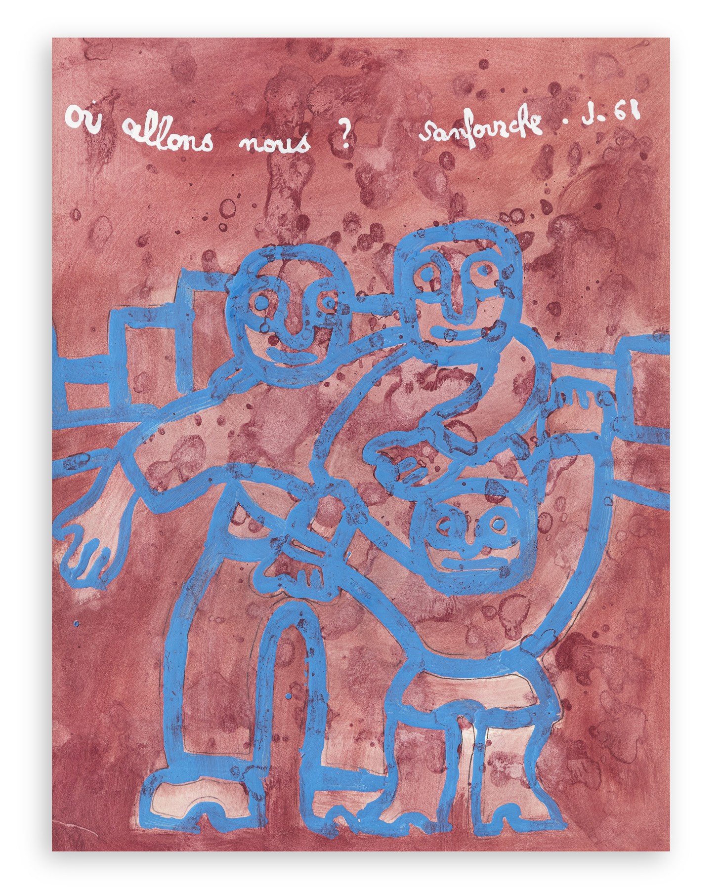 JEAN-JOSEPH SANFOURCHE (1929-2010) - Senza Titolo