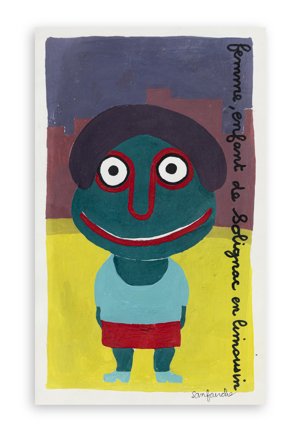 JEAN-JOSEPH SANFOURCHE (1929-2010) - Senza Titolo
