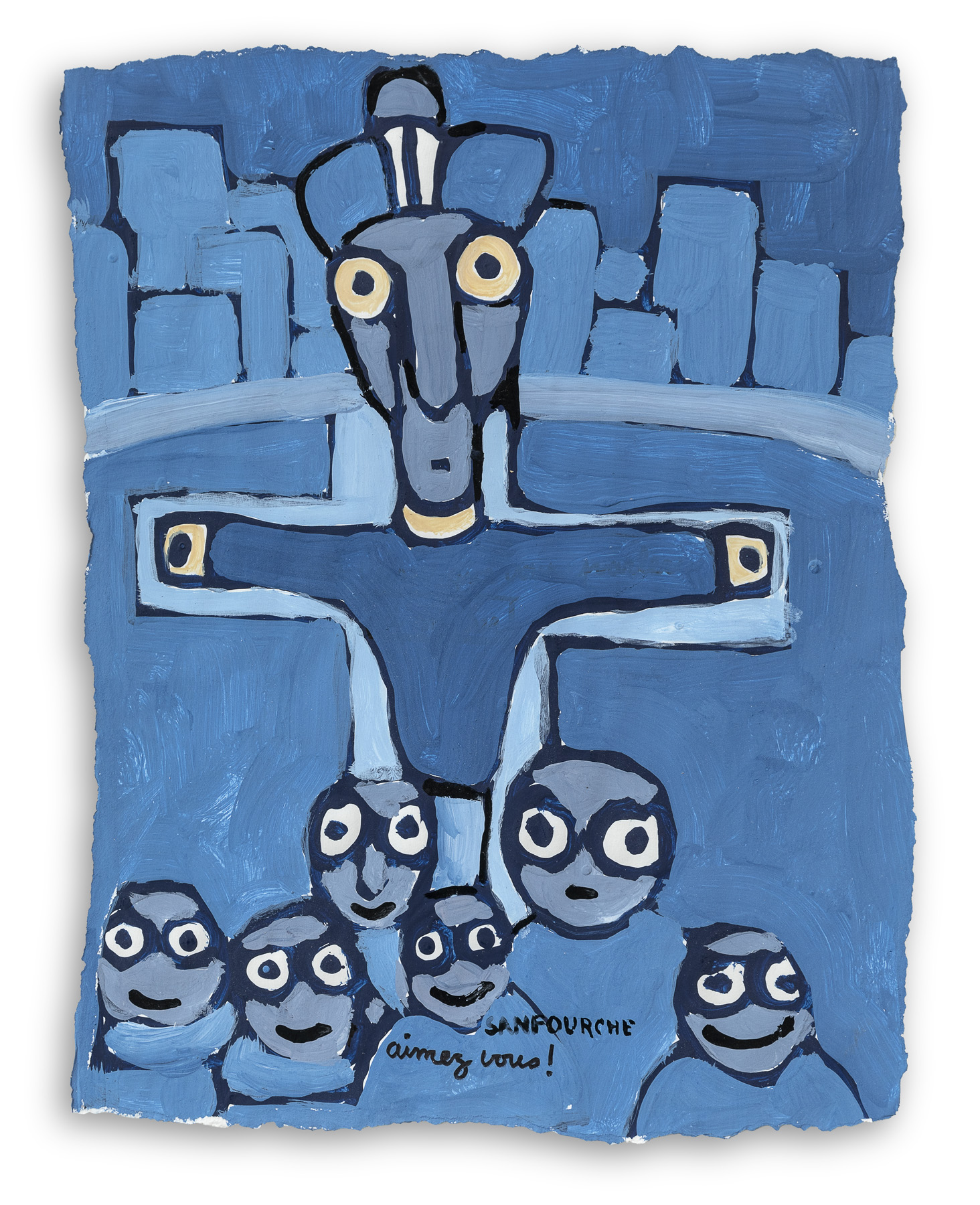 JEAN-JOSEPH SANFOURCHE (1929-2010) - Senza Titolo