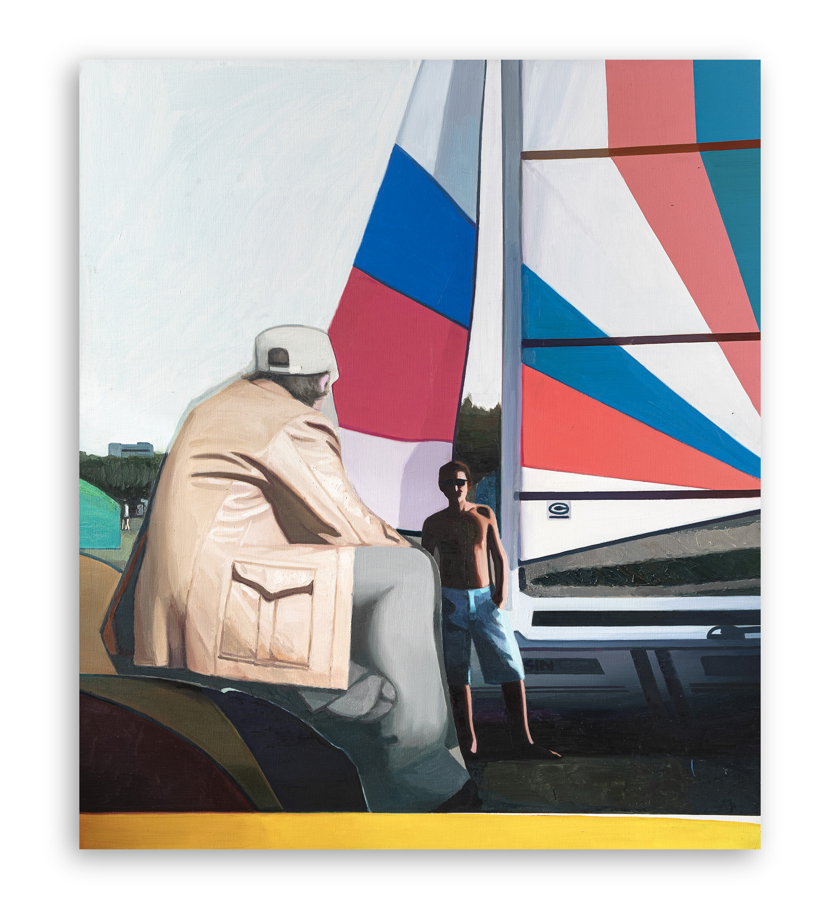 ROBERT FAKETE (1987) - Looking at him looking 3, 2014