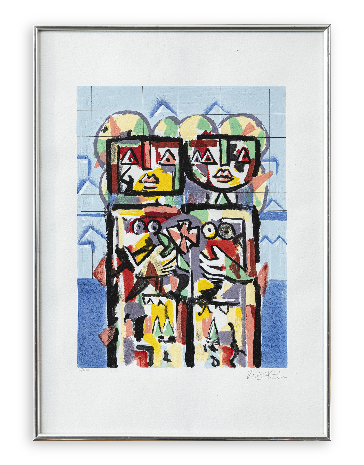 IBRAHIM KODRA (1918-2006) - Senza Titolo
