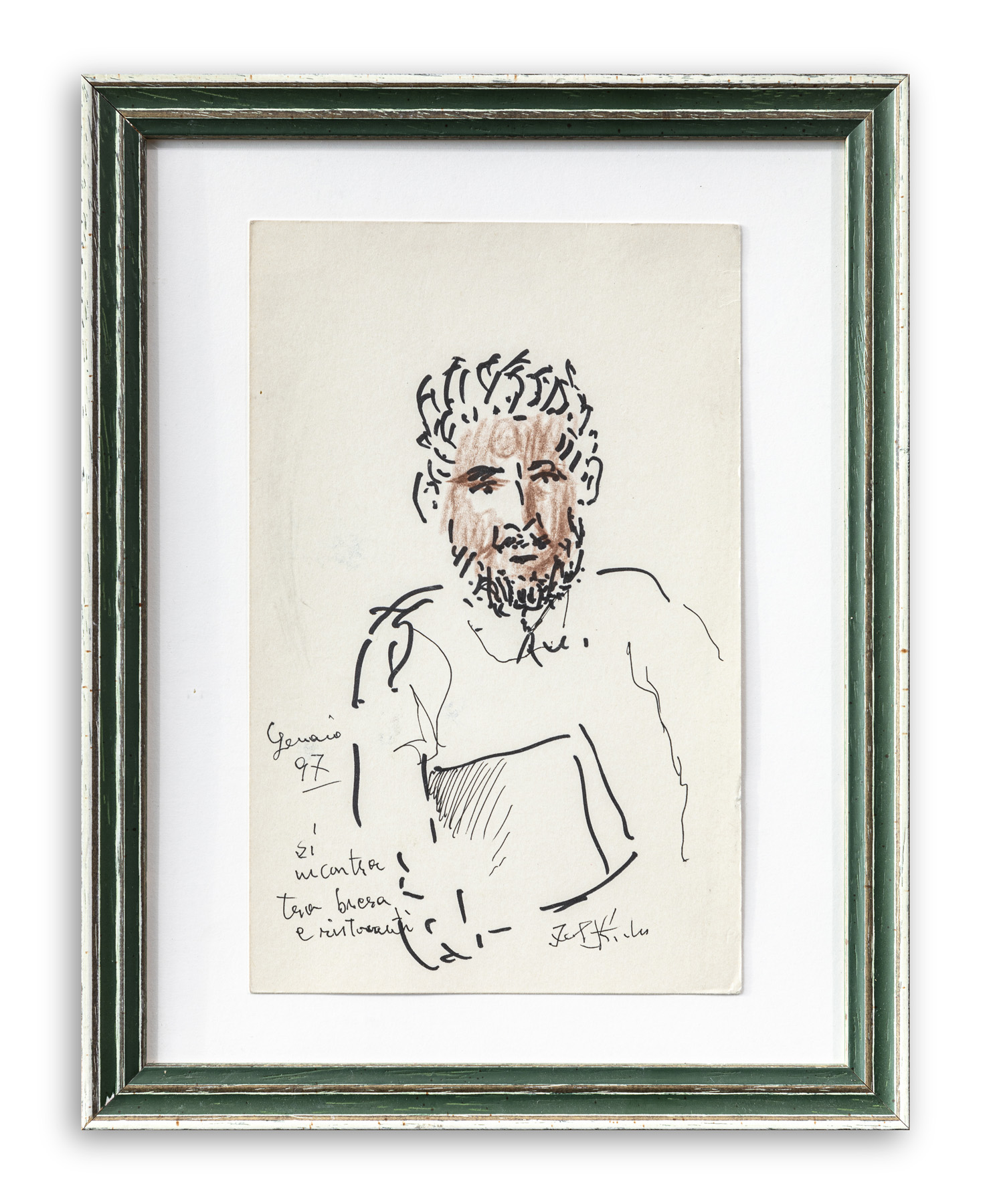 IBRAHIM KODRA (1918-2006) - Senza Titolo, 1997