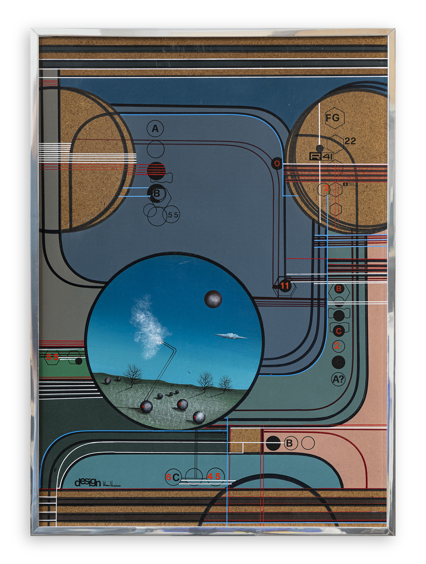 MARIO MARIANI (1952) - Studio per arredamento, 1978
