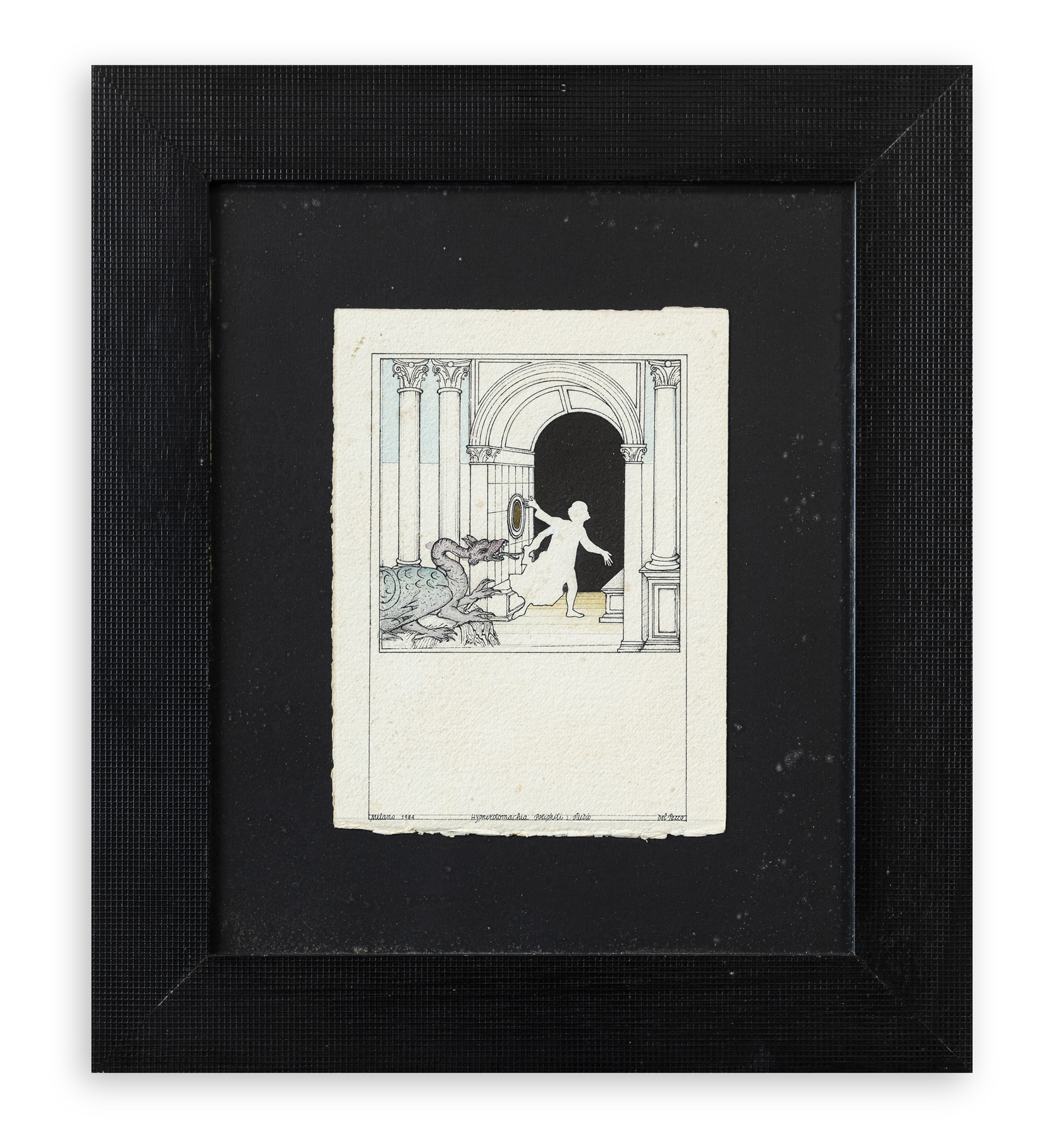 LUCIO DEL PEZZO (1933-2020) - Hypnerotomachia Poliphili: Studio, 1984