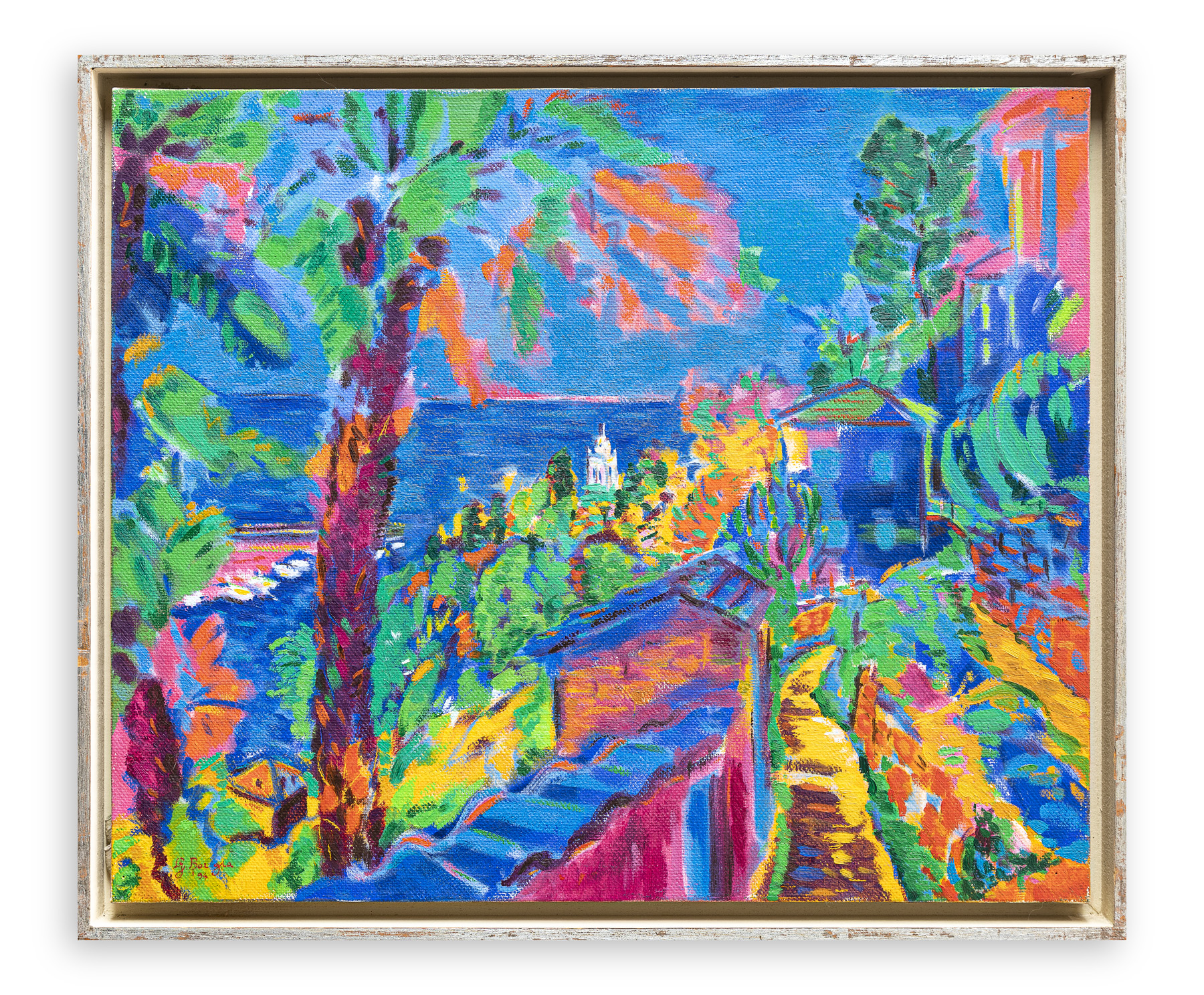 GIANCARLO BORGIA (1958-2002) - Bordighera verso Villa Garnier, 1994