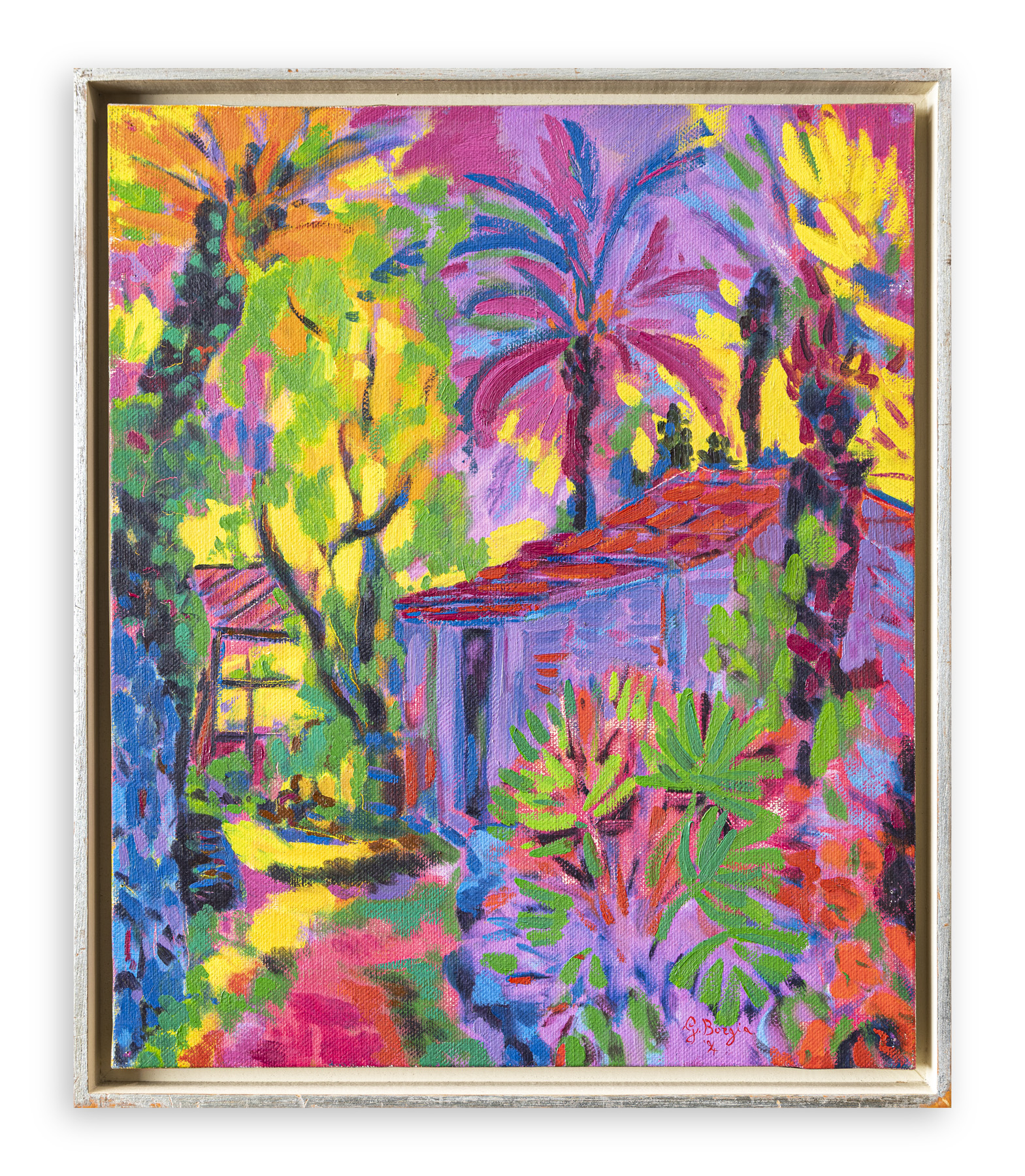 GIANCARLO BORGIA (1958-2002) - Rudere a Bordighera, 1994