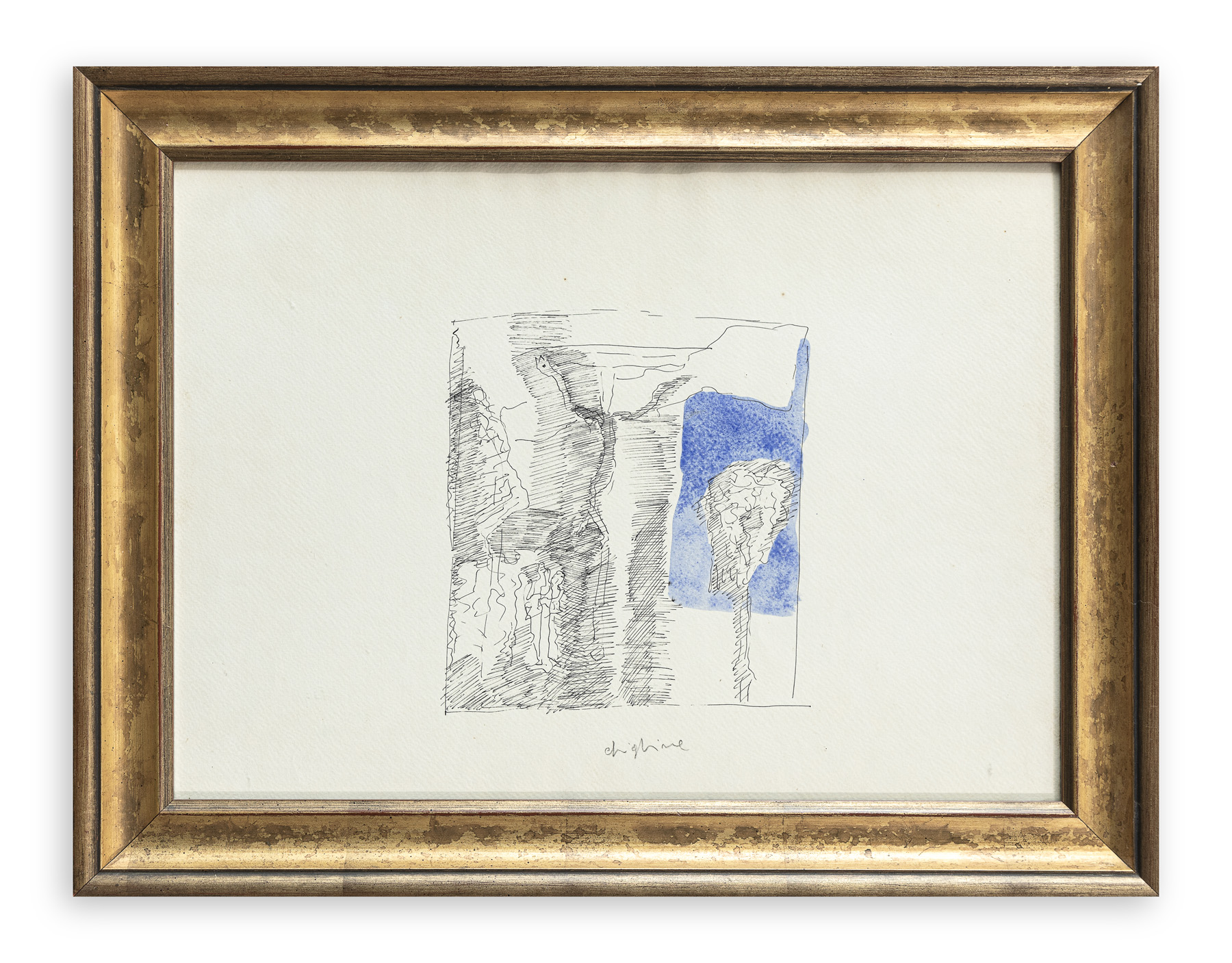 ALFREDO CHIGHINE (1914-1974) - Senza Titolo