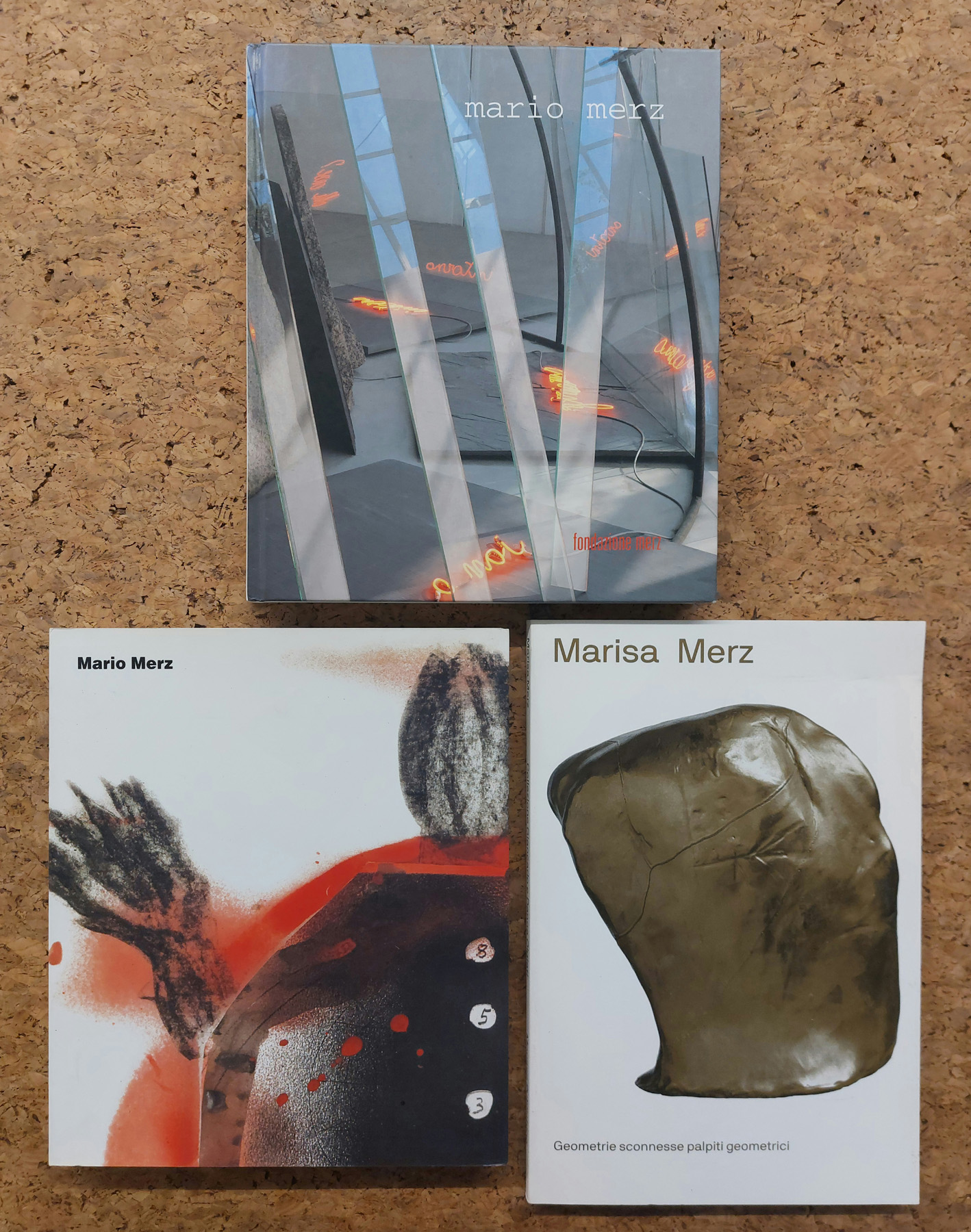 ARTE POVERA (MARIO E MARISA MERZ) - Lotto unico di 3 cataloghi