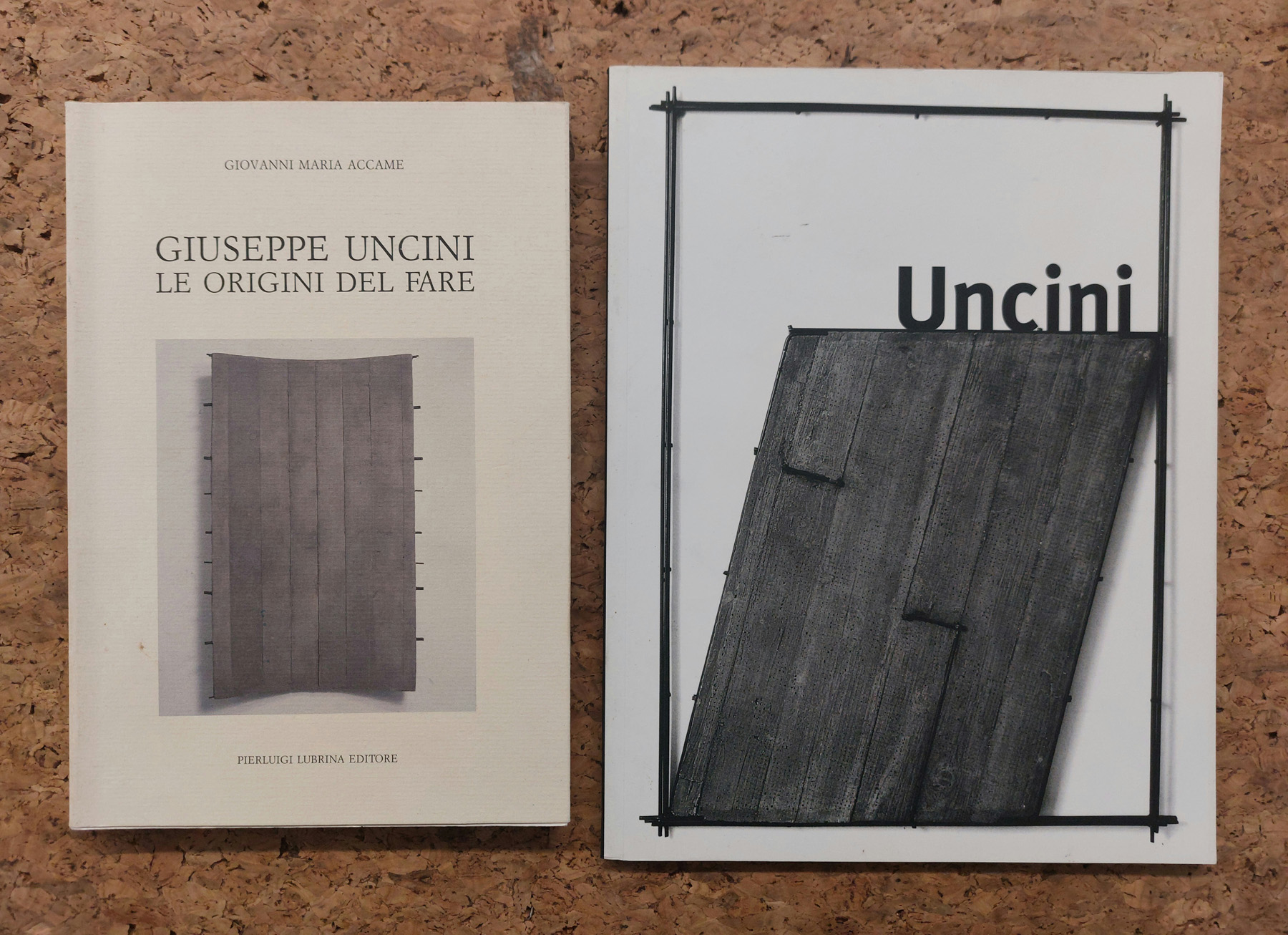 GIUSEPPE UNCINI  - Lotto unico di 2 cataloghi