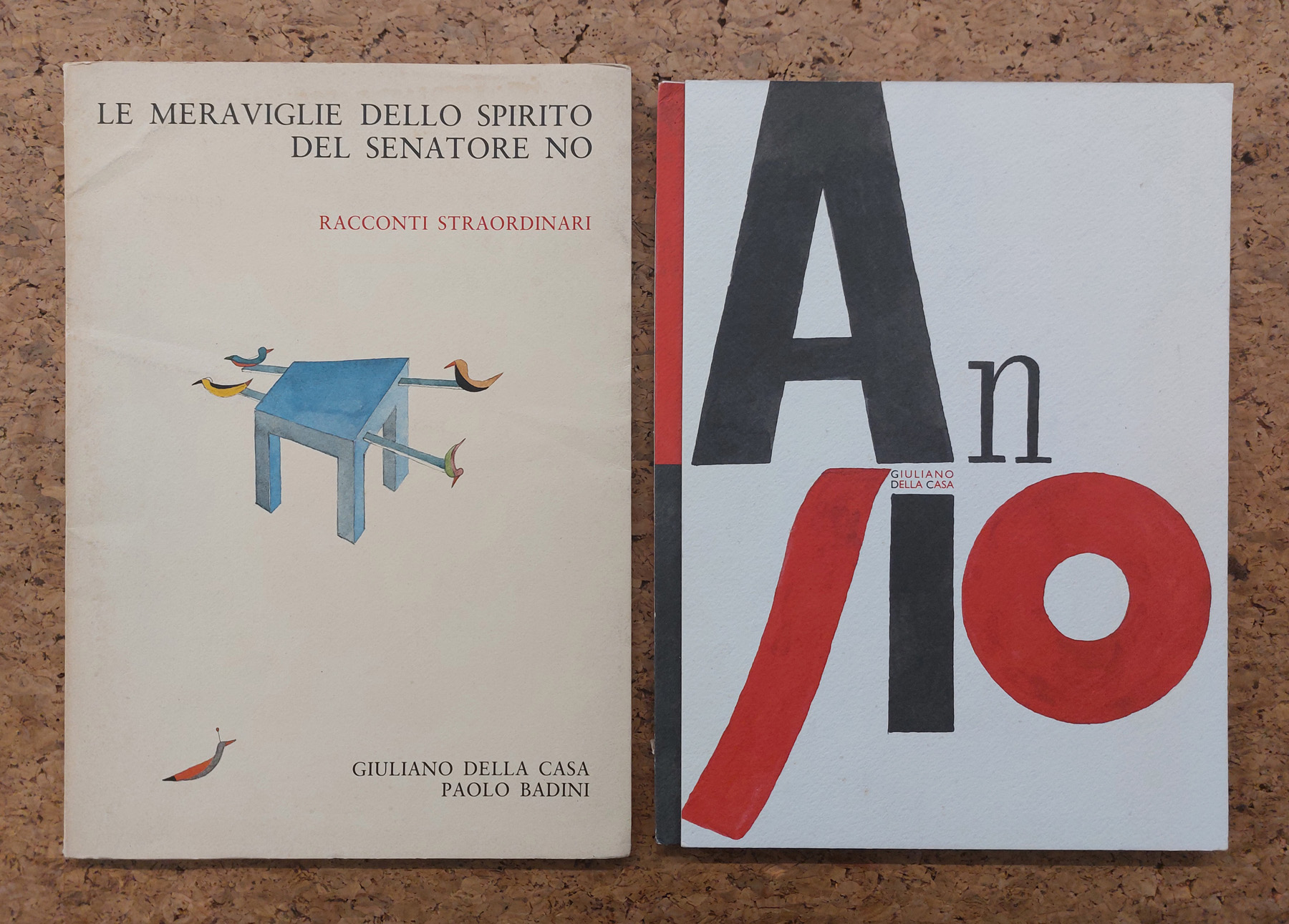 CATALOGHI AUTOGRAFATI (GIULIANO DELLA CASA) - Lotto unico di 2 cataloghi autografati