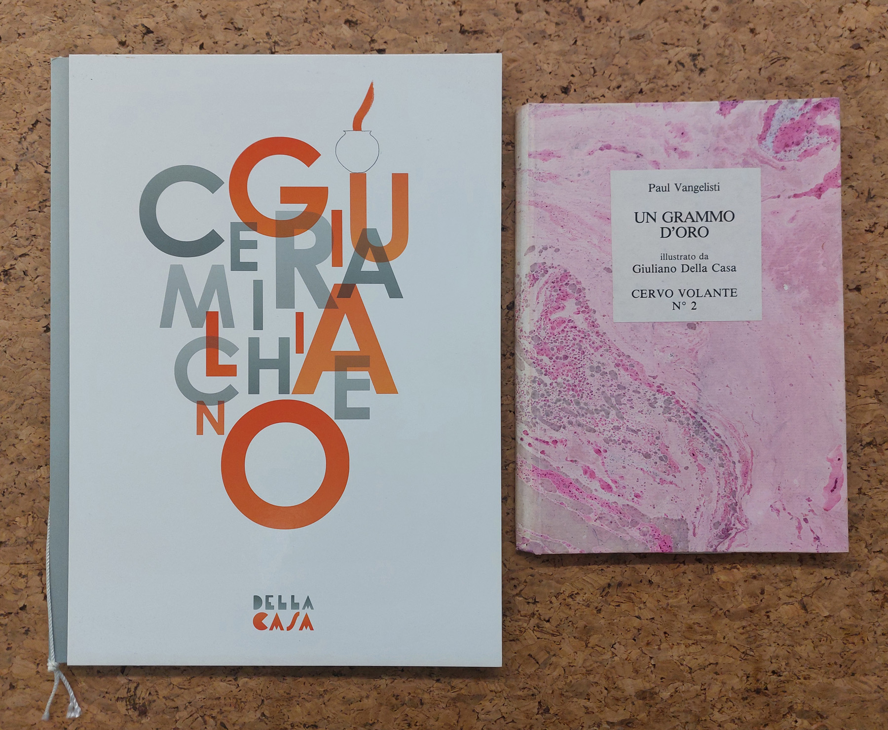 CATALOGHI AUTOGRAFATI (GIULIANO DELLA CASA) - Lotto unico di 2 cataloghi autografati